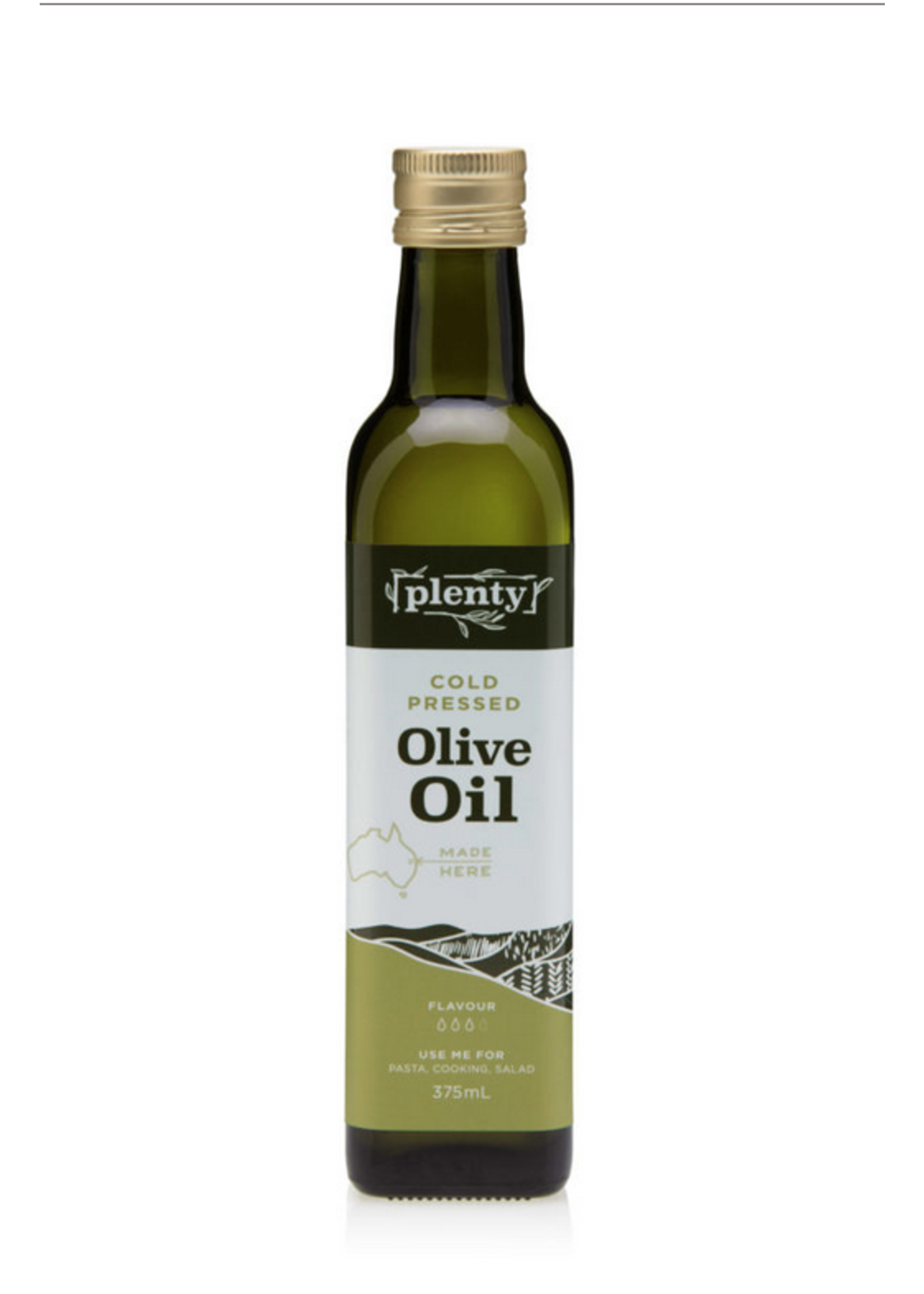 plentyfoods Plenty Cold Pressed Olive Oil 375ml