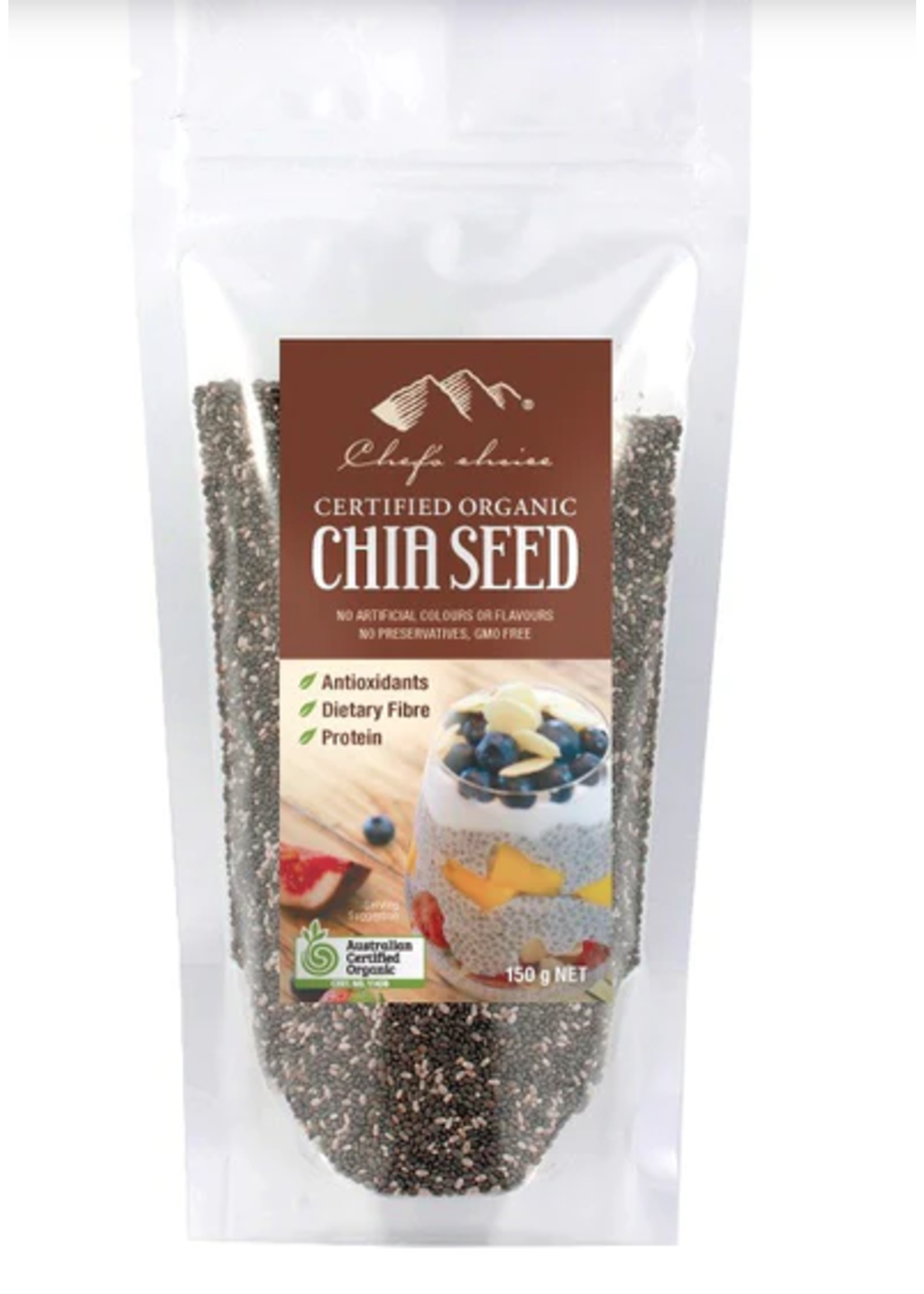 Chefs Choice Chefs Choice Organic Chia Seeds 150g