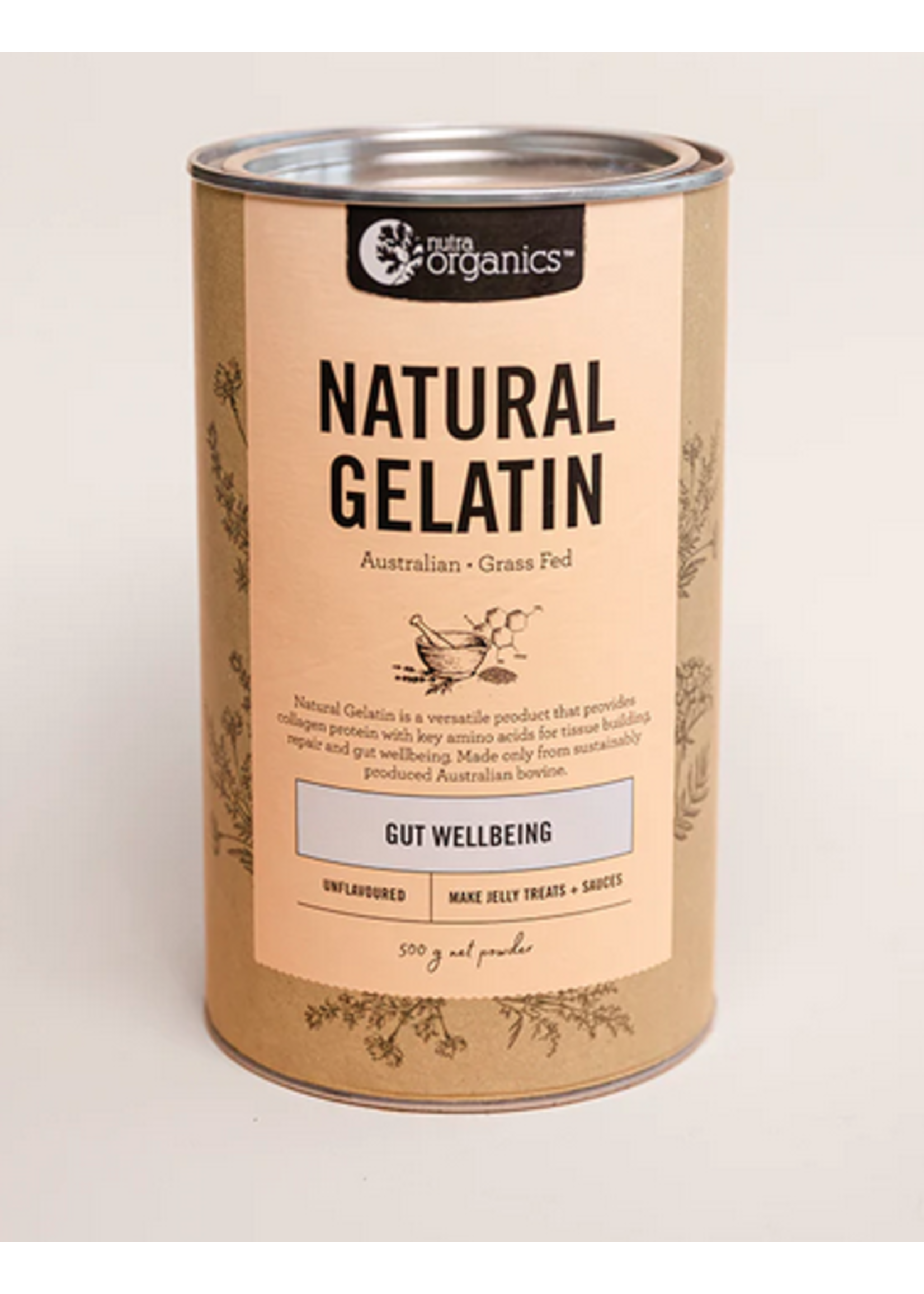 NutraOrganics Nutra Organics Natural Gelatine 500g