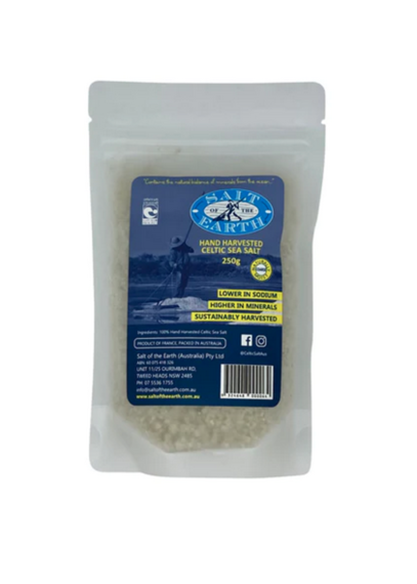 Salt of the Earth Salt of The Earth Celtic Sea Salt Naturally Moist Coarse 250g