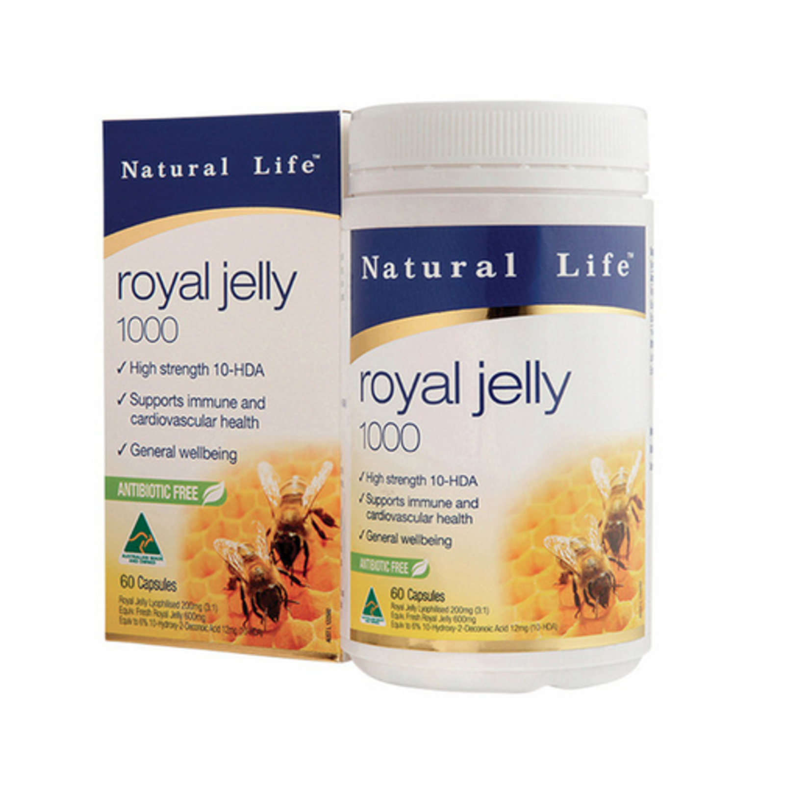 Natural Life Natural Life Royal Jelly 1000 60 Capsules