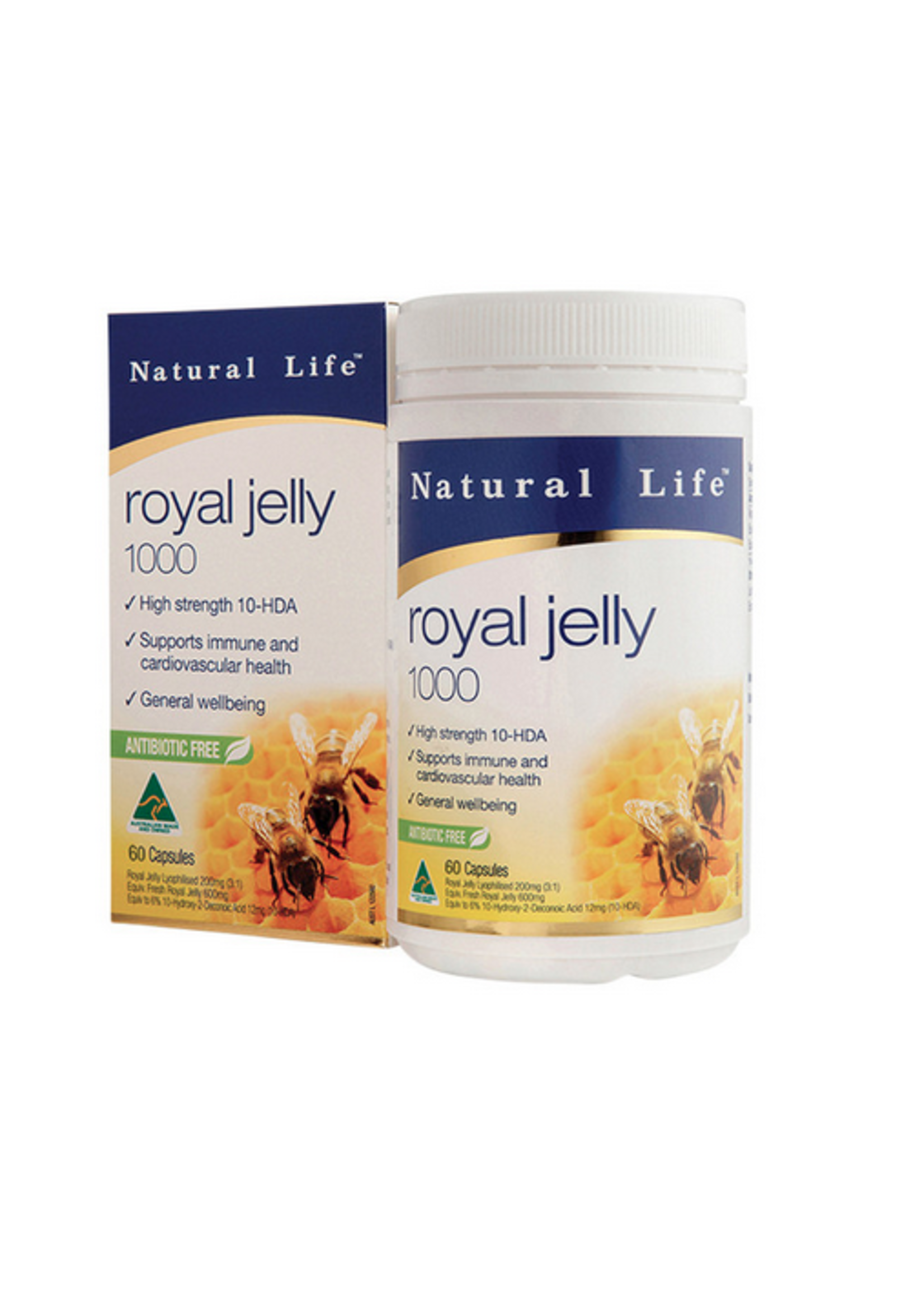 Natural Life Natural Life Royal Jelly 1000 60 Capsules