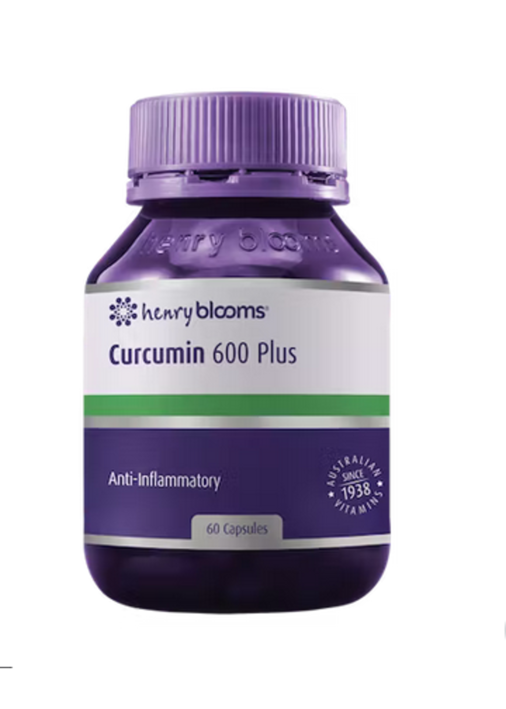 Blooms Blooms Curcumin 600 Plus w BioP (black pepper extract) 60 capsules