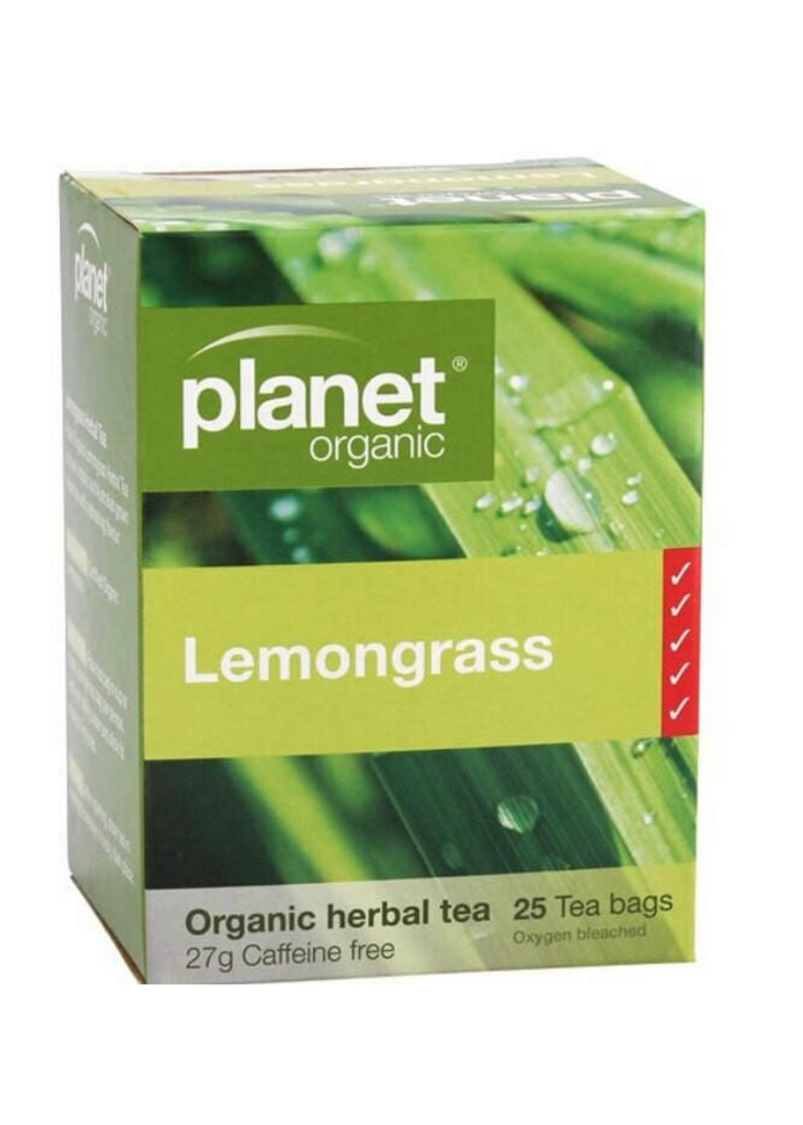 Planet Organic Planet Organic Herbal Tea Bags 25 Lemongrass