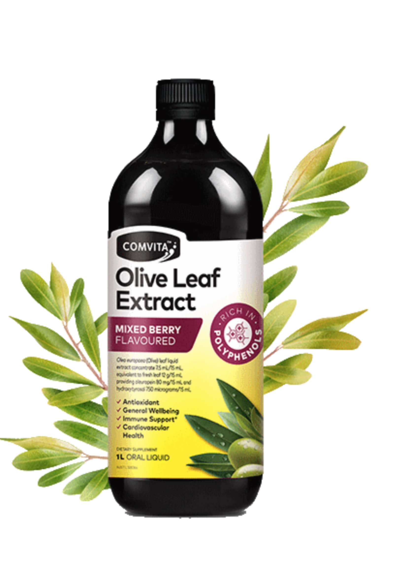 Comvita Comvita Olive Leaf Extract Mixed Berry 1 litre