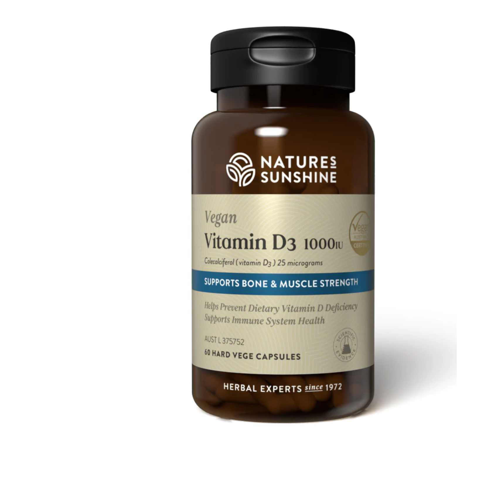 Natures Sunshine Natures Sunshine Vegan Vitamin D3 1000IU 60c (DISCONTINUED)