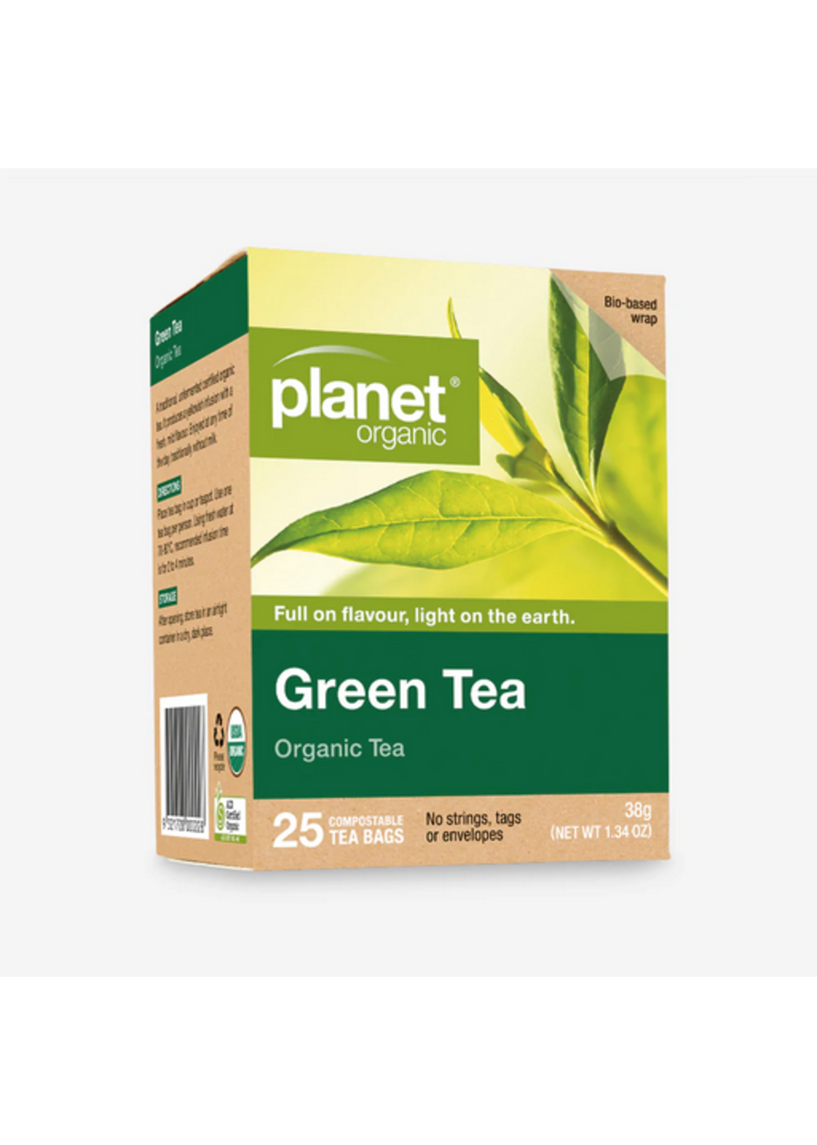 Planet Organic Planet Organic Green Tea 38g 25 tea bags