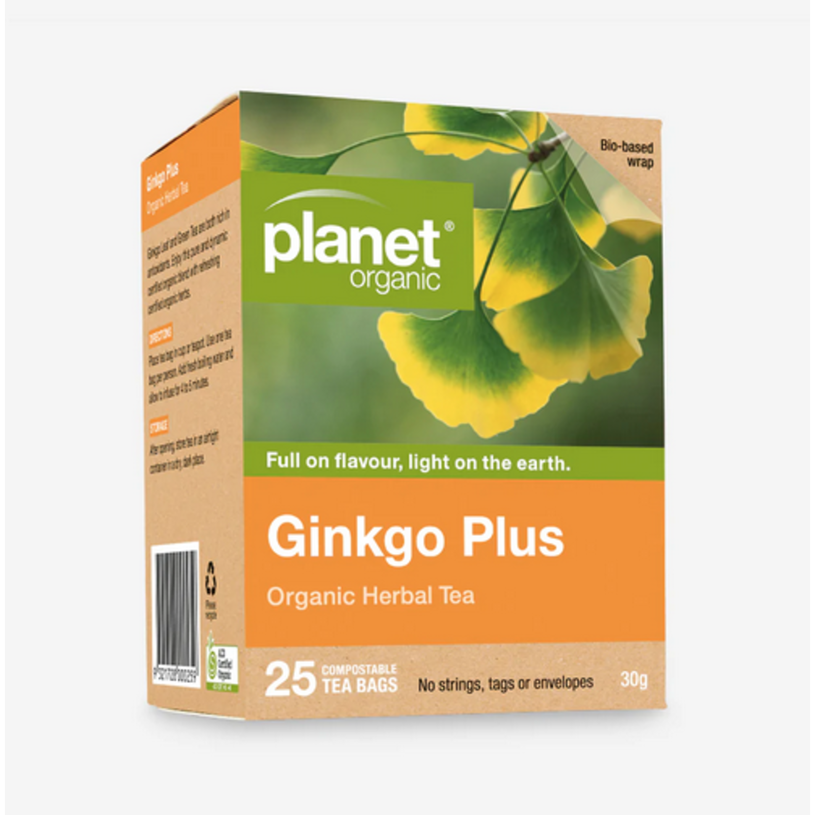 Planet Organic Planet Organic Herbal Tea Bags 25 Ginkgo Plus