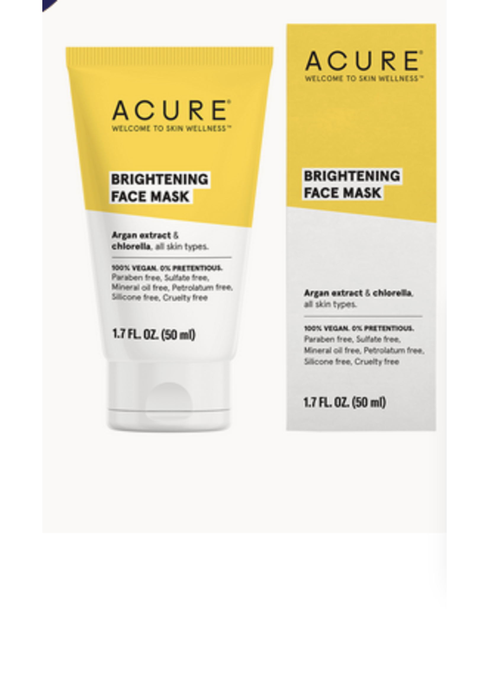 Acure Acure Brightening Face Mask 50ml (DNR)