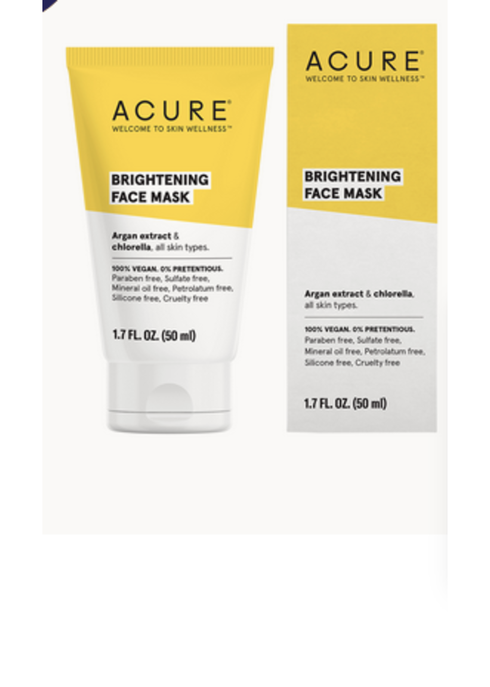 Acure Acure Brightening Face Mask 50ml