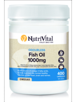Nutrivital NutriVital Odourless Fish OIl 1000mg 200 capsules
