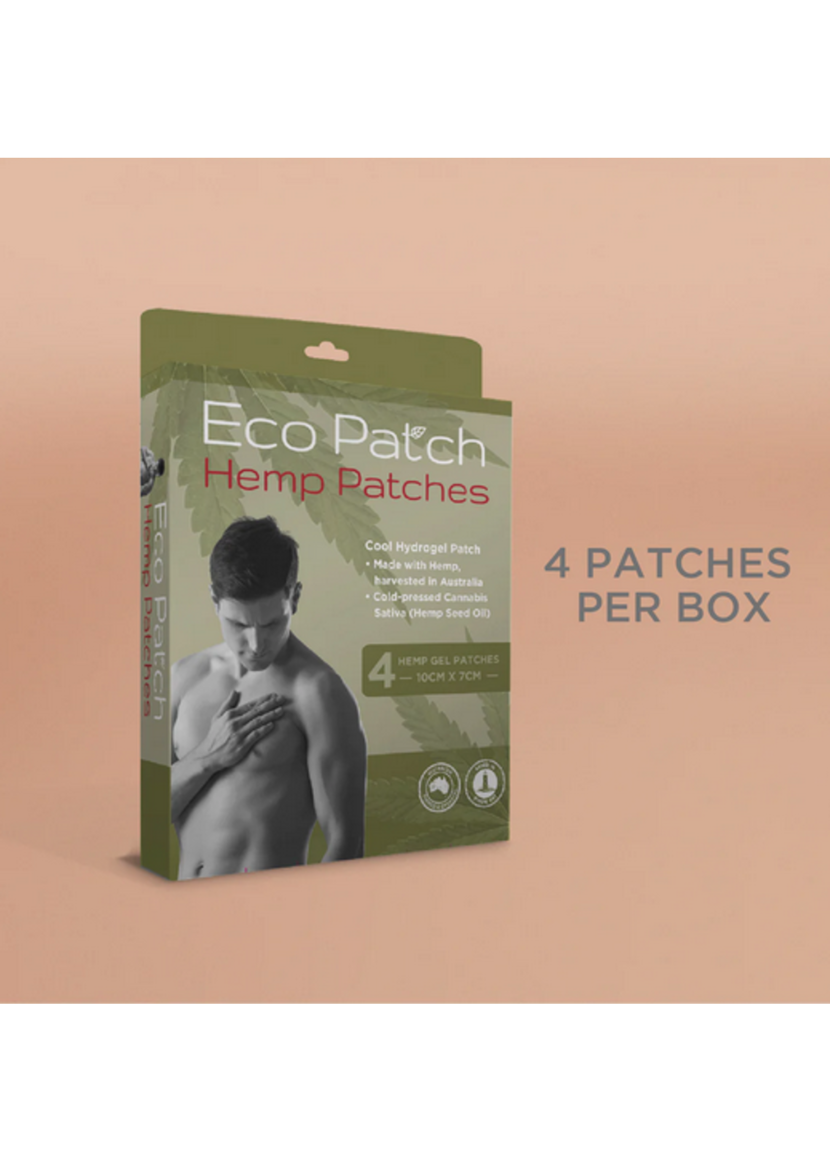 Eco Pain Hemp Gel Patches 4pck