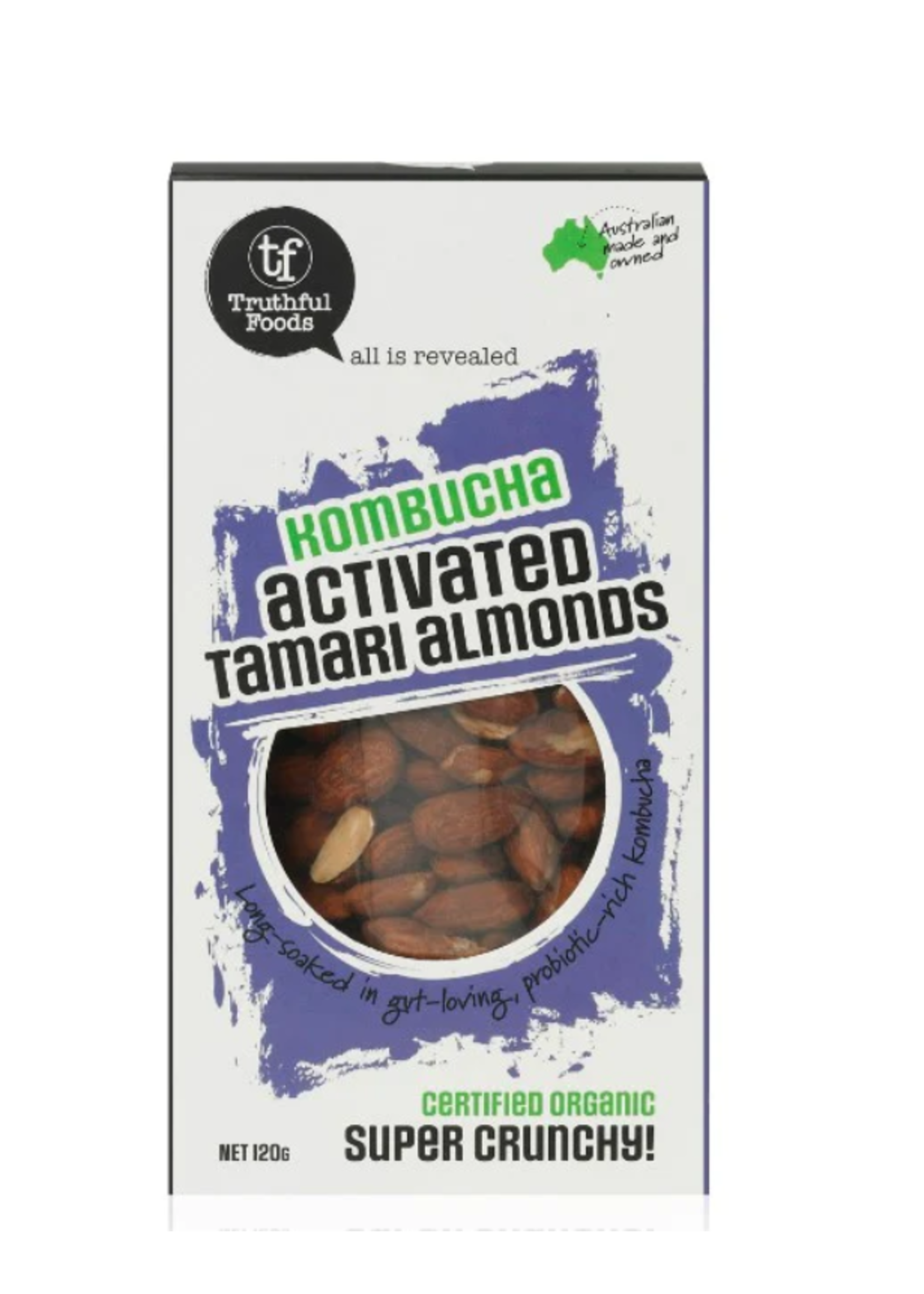 Truthful Foods Truthful Foods Kombucha Activated Tamari Almonds 120g
