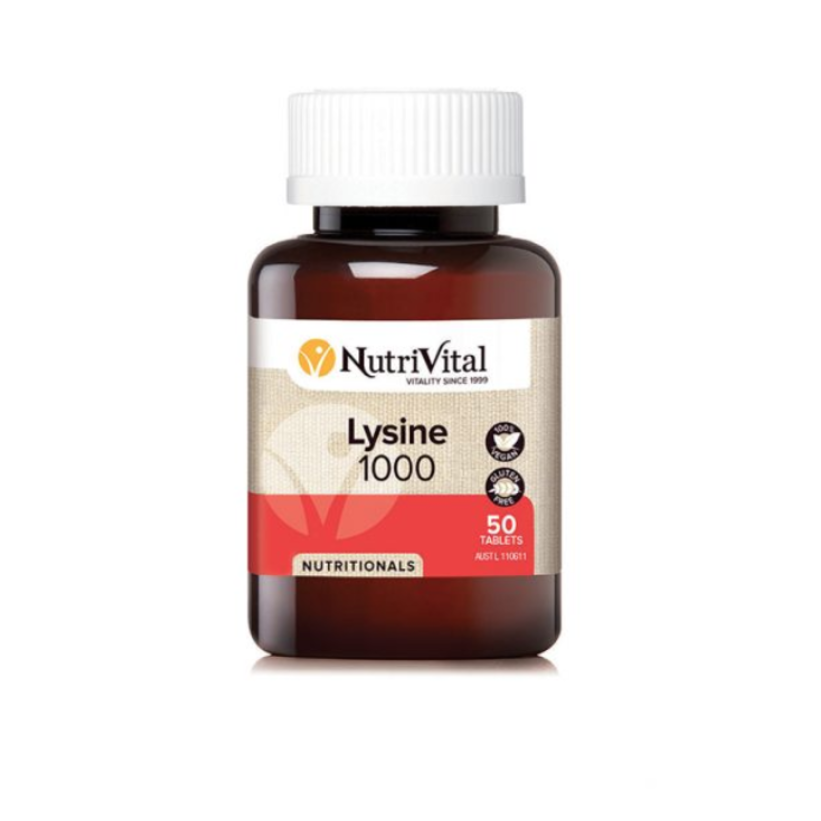 Nutrivital NutriVital Lysine 1000 50T