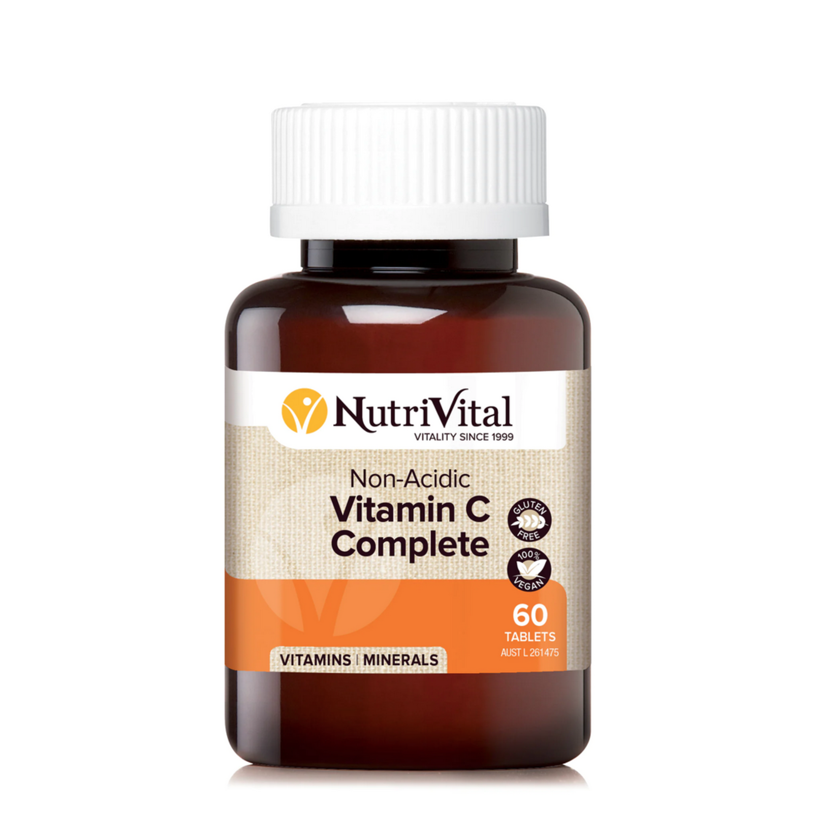 Nutrivital NutriVital Non-Acidic Vitamin C Complete 120T