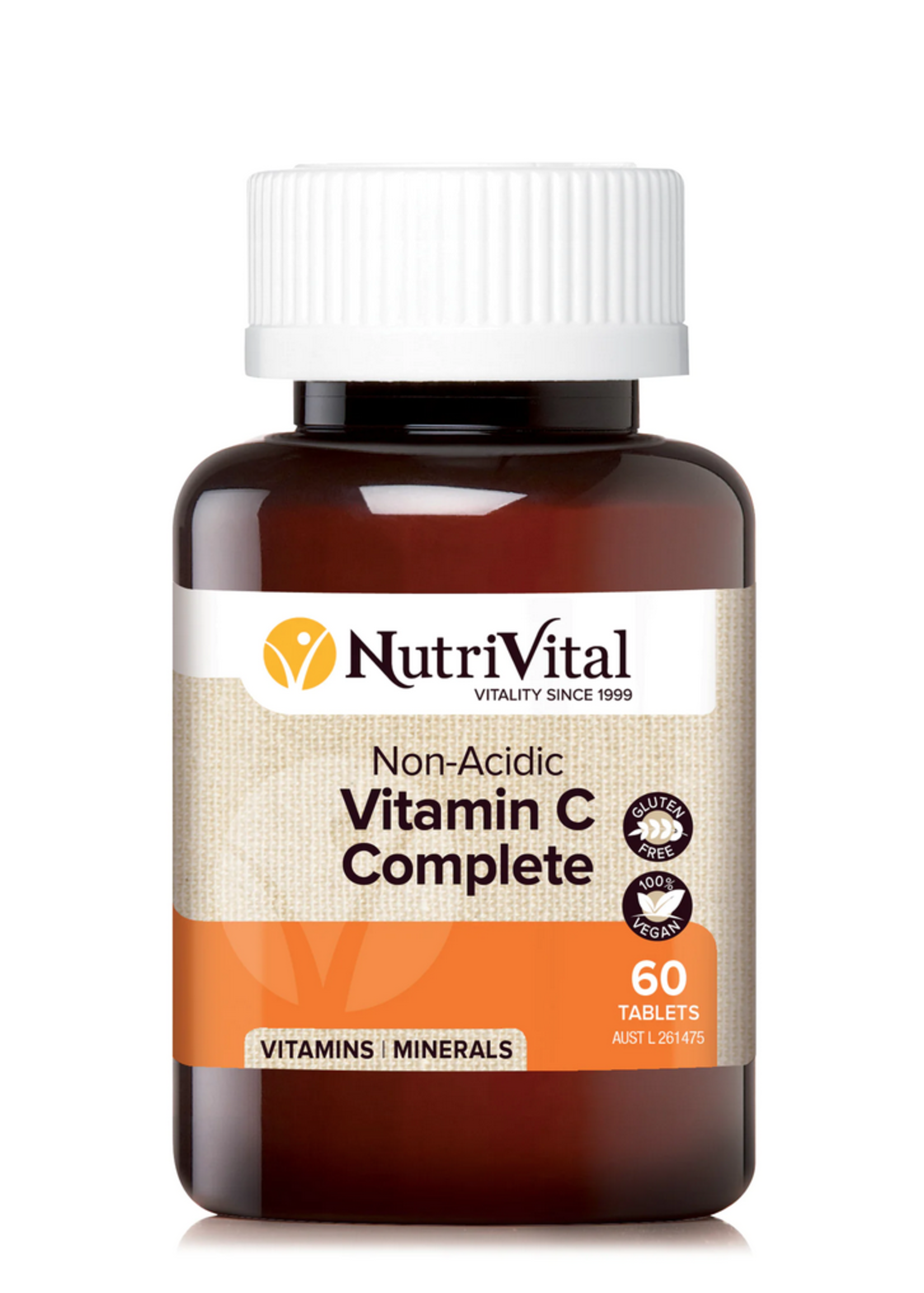 NutriVital NutriVital Non-Acidic Vitamin C Complete 120T