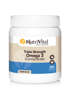 Nutrivital NutriVital Triple Strength Omega 3 Concentrate 150C