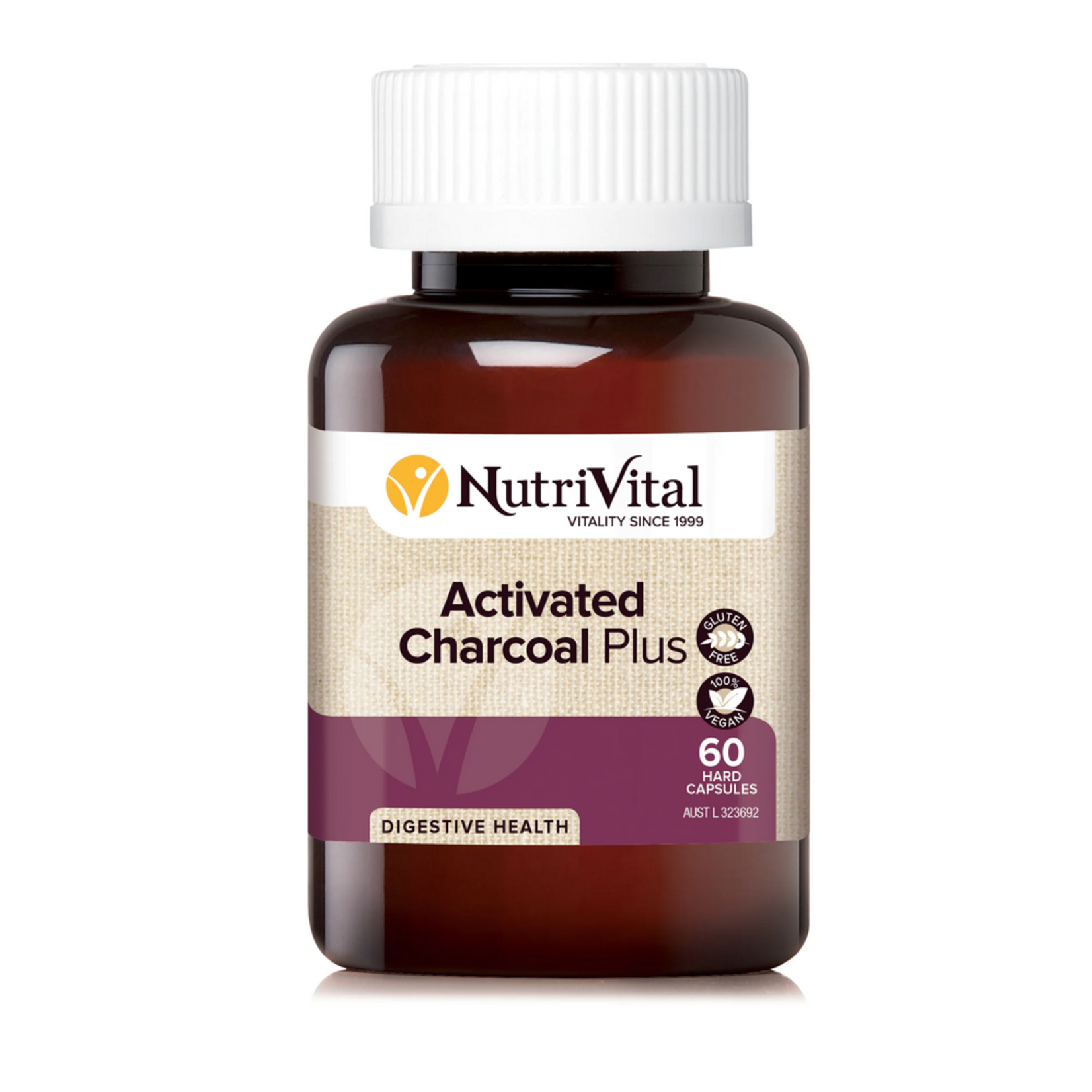 Nutrivital NutriVital Activated Charcoal Plus 60C