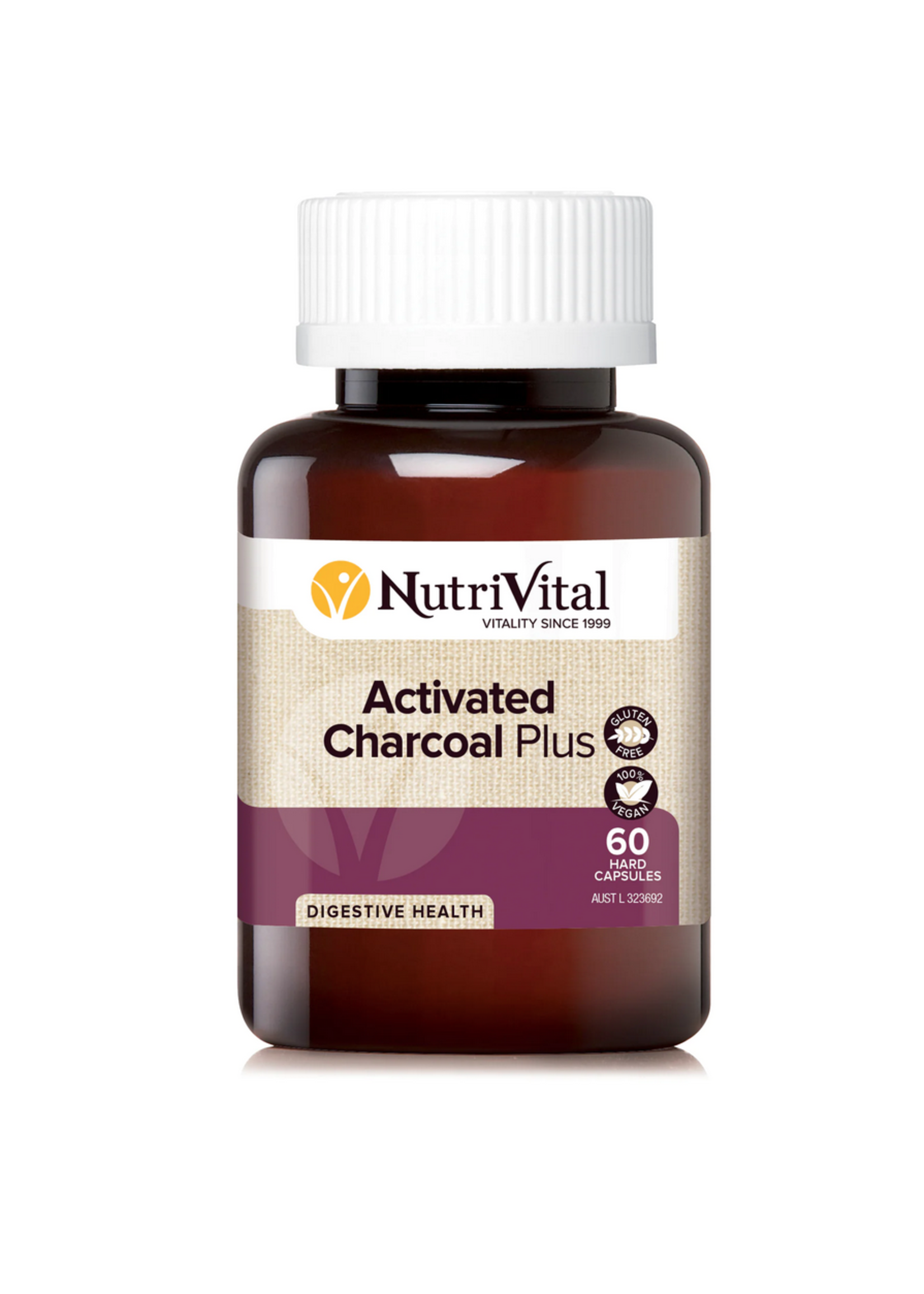 NutriVital NutriVital Activated Charcoal Plus 60C