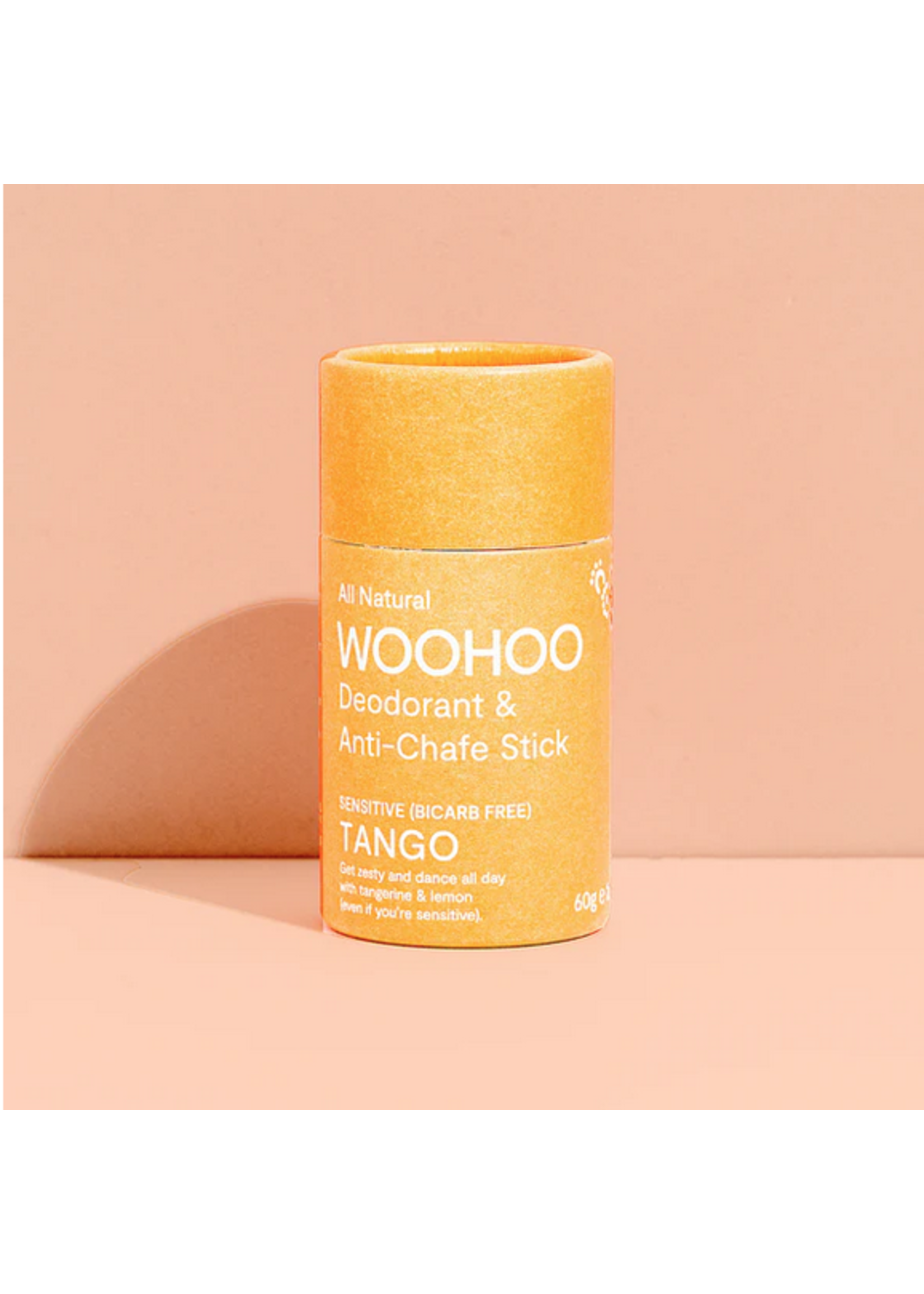 Woohoo Woohoo Deodorant & Anti-Chafe Stick 60g Tango (Sensitive Bicarb free)