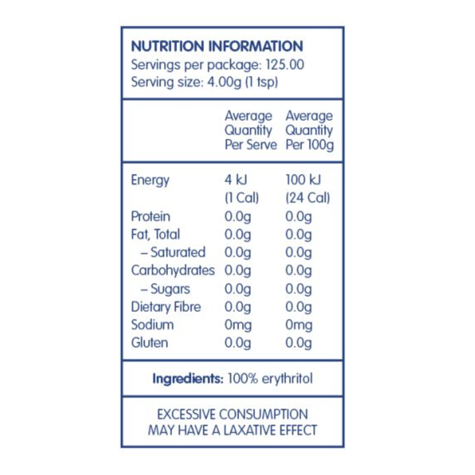 Naturally Sweet Naturally Sweet 100% Natural Erythritol 500g