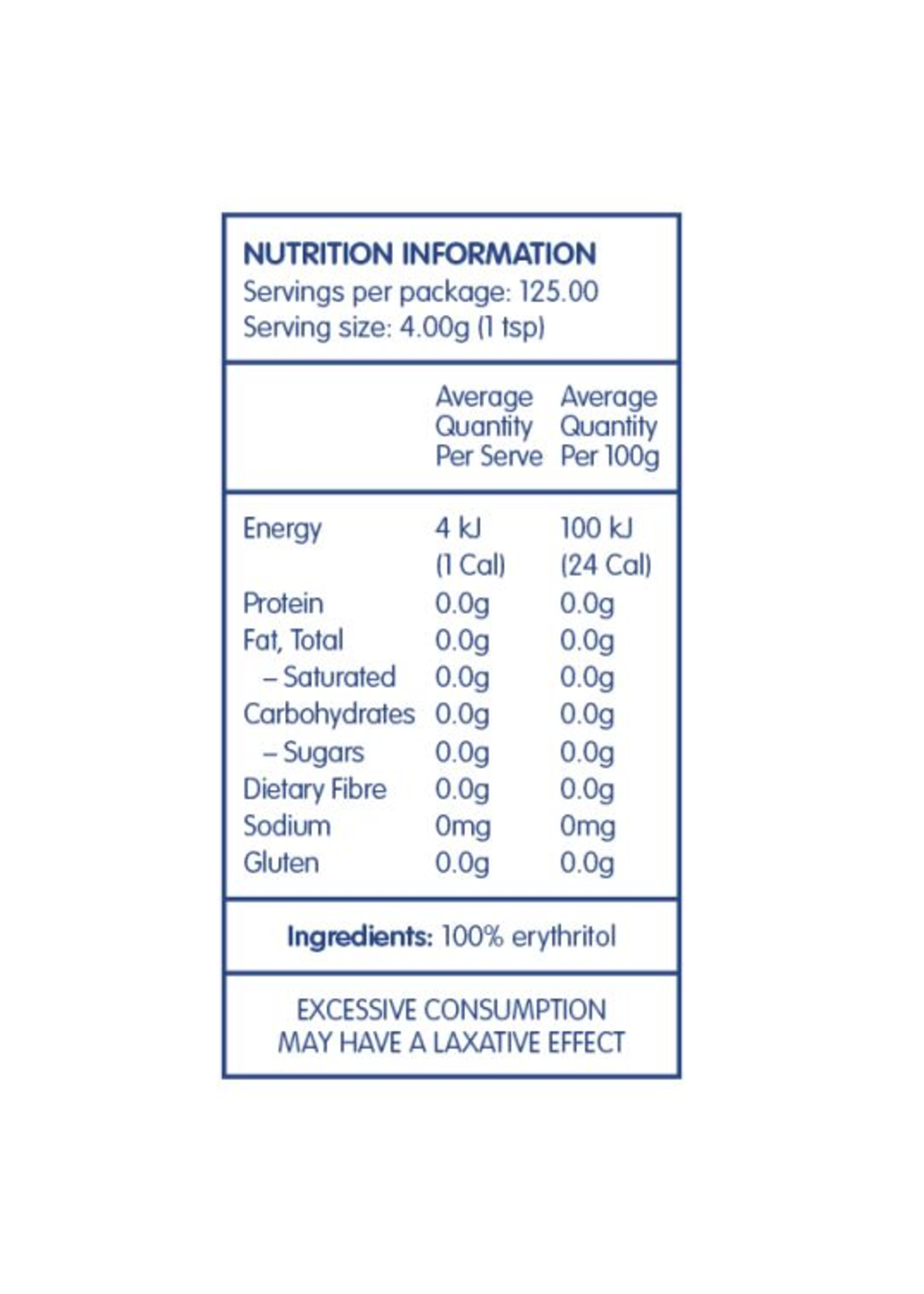 Naturally Sweet Naturally Sweet 100% Natural Erythritol 500g