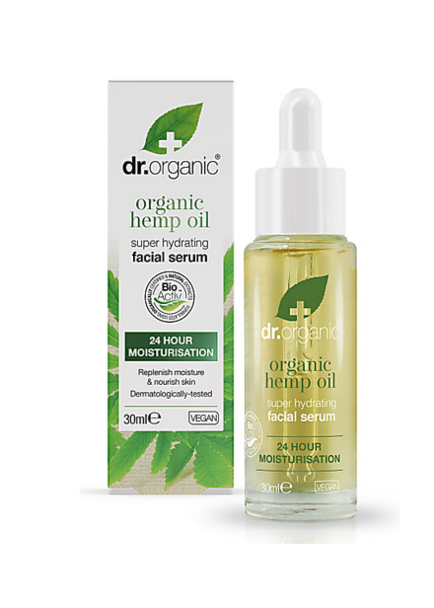 Dr Organic Dr Organic Face Serum 30ml Hemp Oil