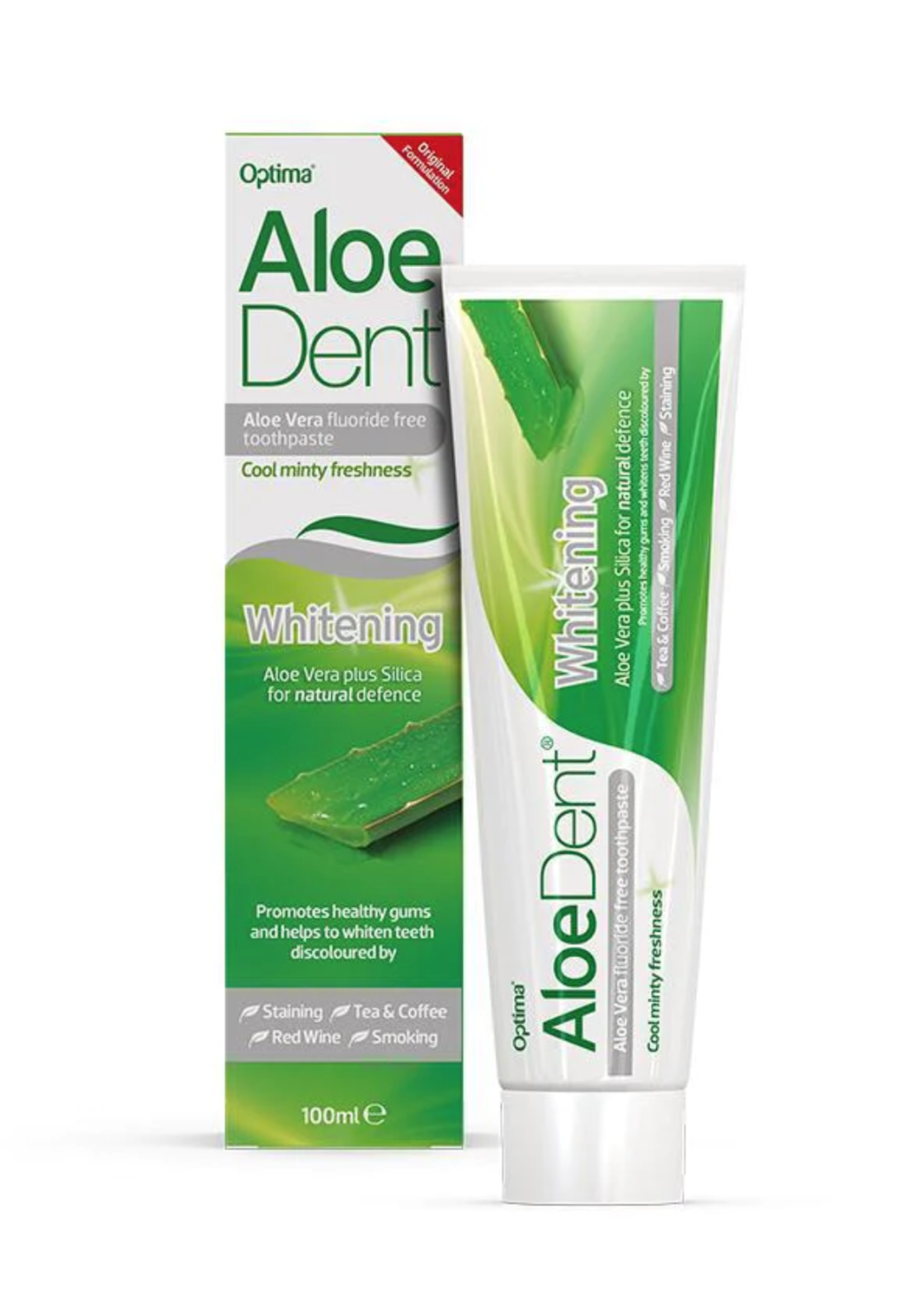 Aloe Dent Aloe Dent Toothpaste 100ml Fluoride Free Whitening