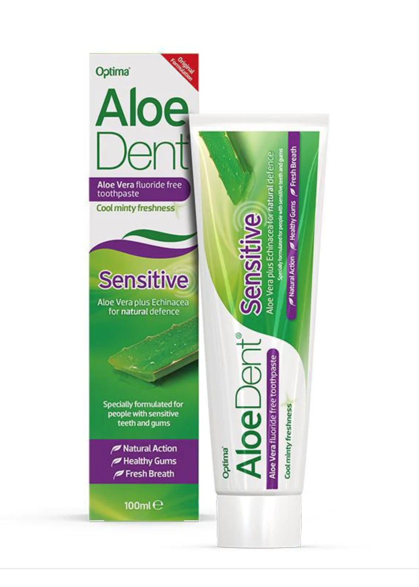Aloe Dent Aloe Dent Toothpaste 100 ml Sensitive Fluoride Free