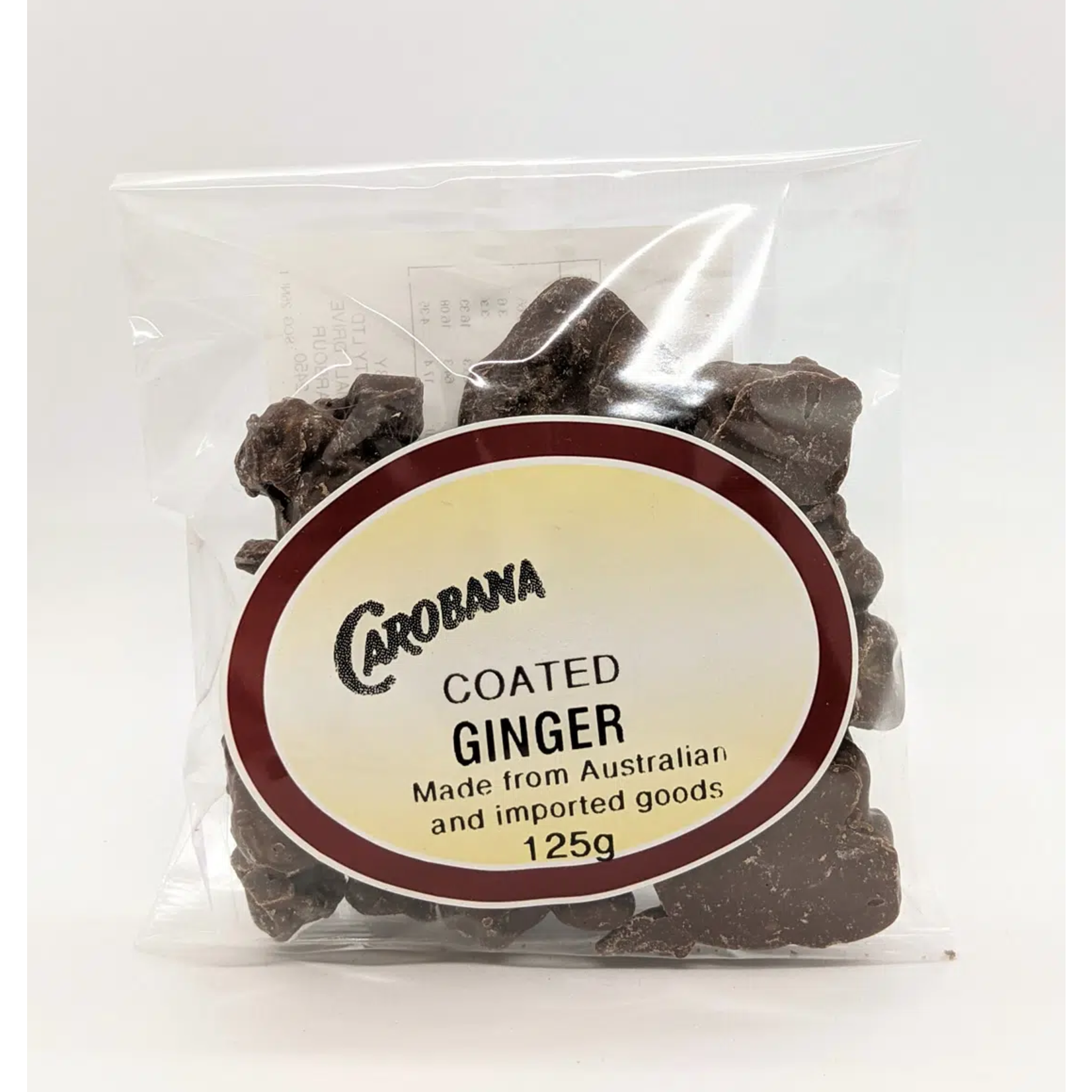 Carobana Carobana Ginger Carob Coated 125g