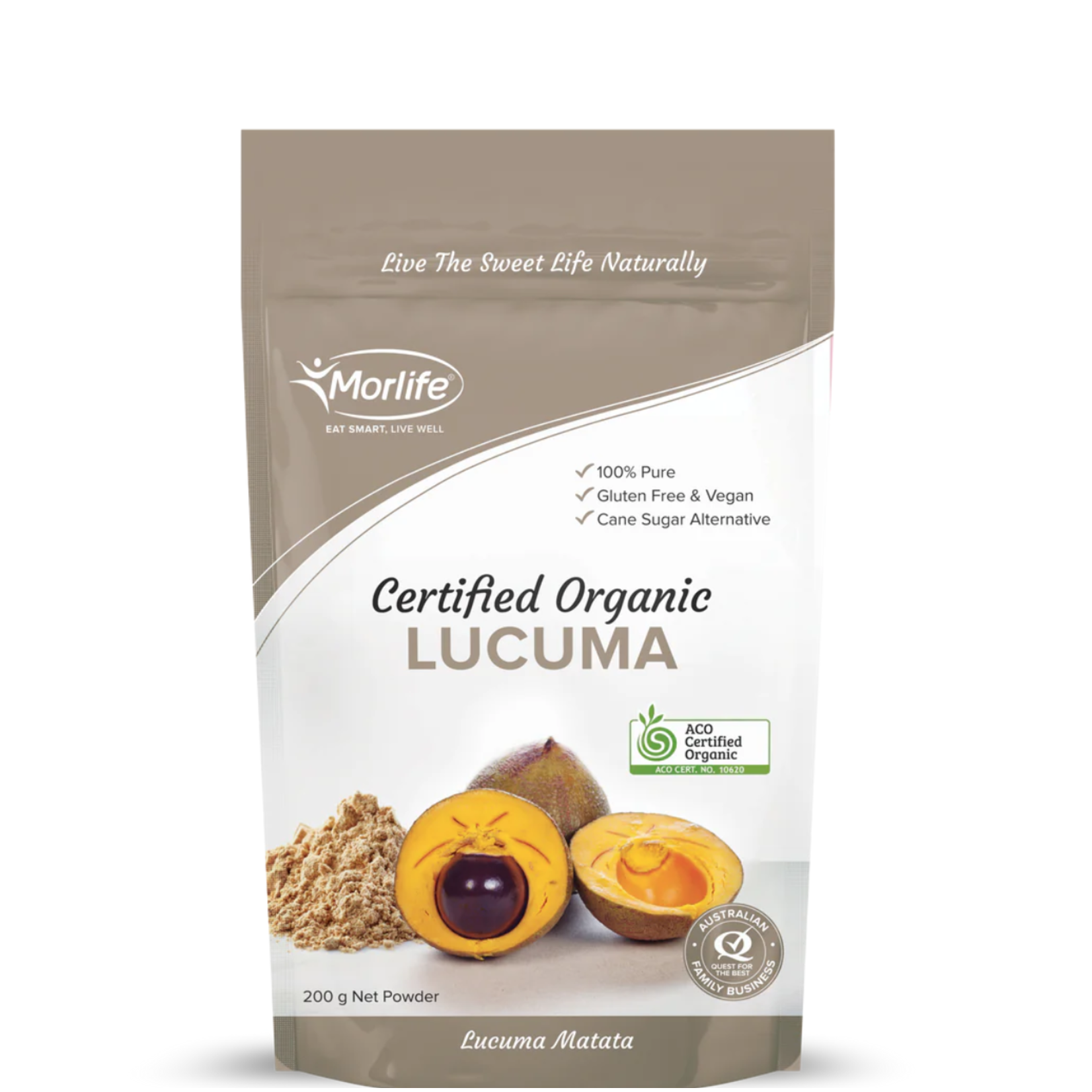 MORLIFE Morlife Lucuma Powder Certified Organic 200g