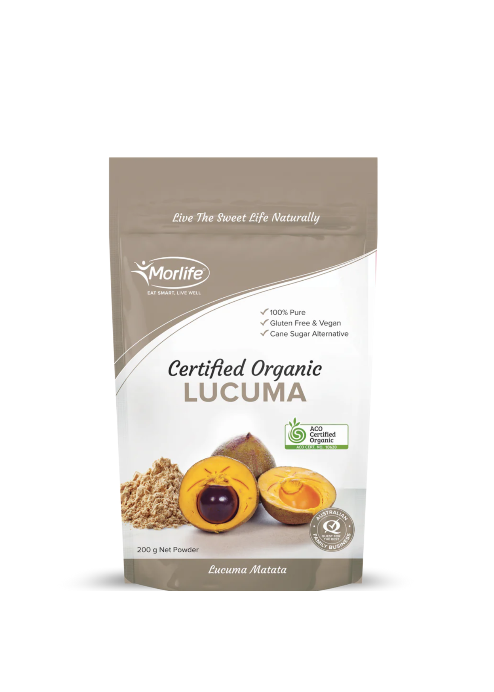 MORLIFE Morlife Lucuma Powder Certified Organic 200g