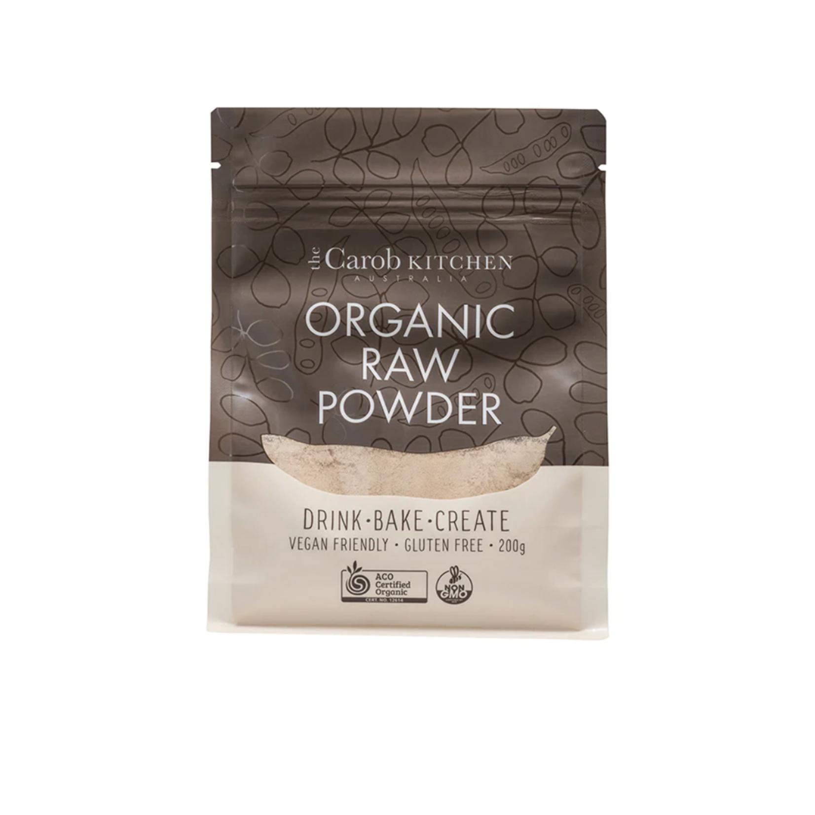 The Carob Kitchen The Carob Kitchen Carob Powder Raw 200g
