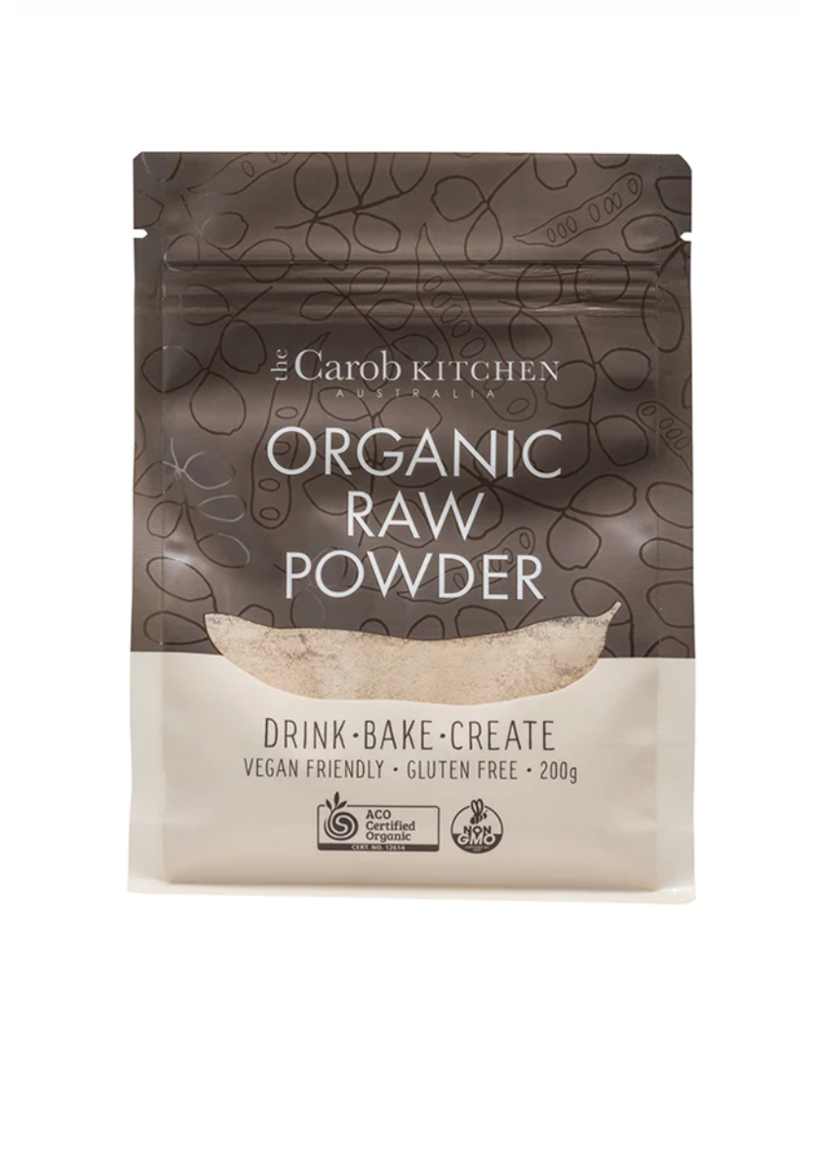 The Carob Kitchen The Carob Kitchen Carob Powder Raw 200g