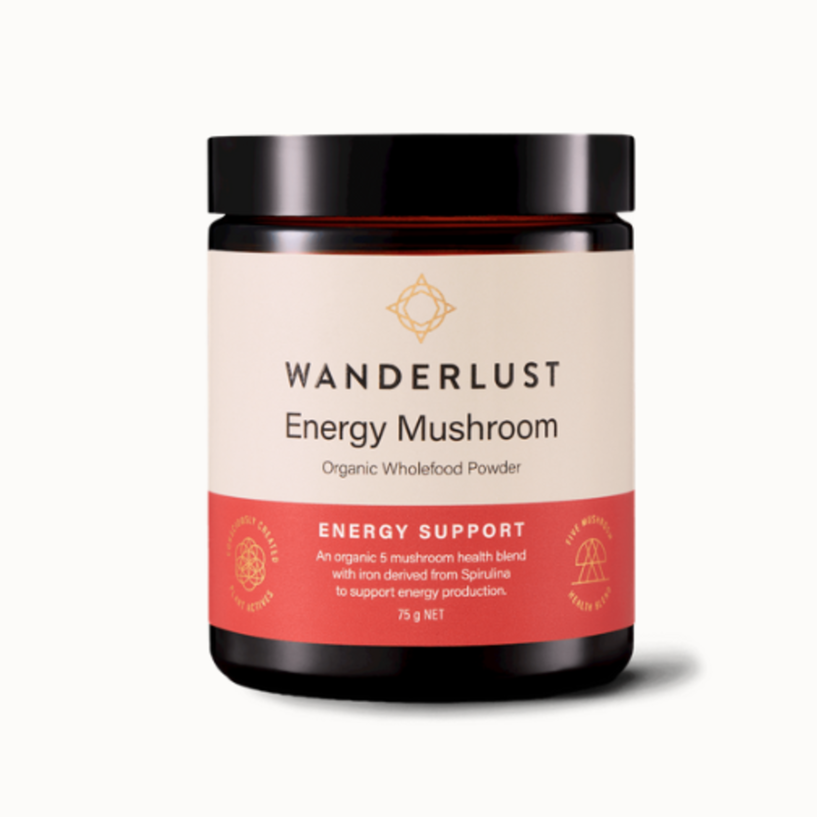 Wanderlust Wanderlust Energy Support Five Mushroom Blend 75g (DNR)