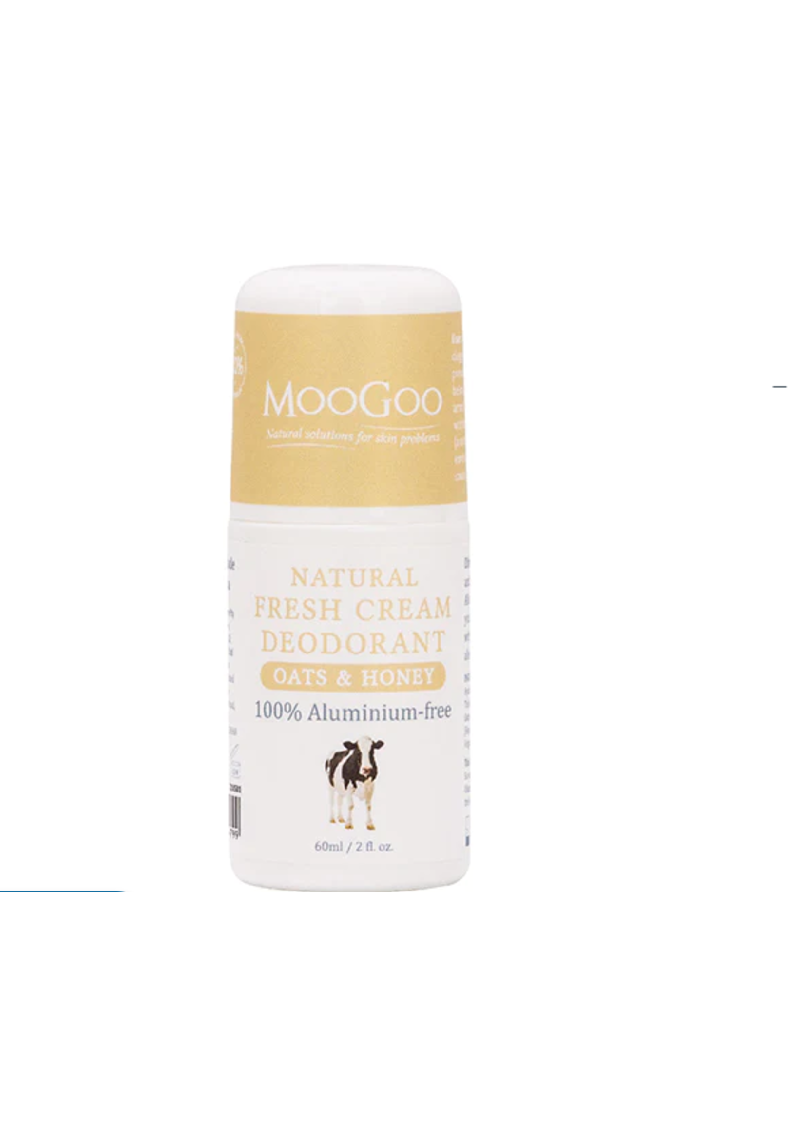 MooGoo MooGoo Fresh Cream Deodorant 60ml Oats & Honey