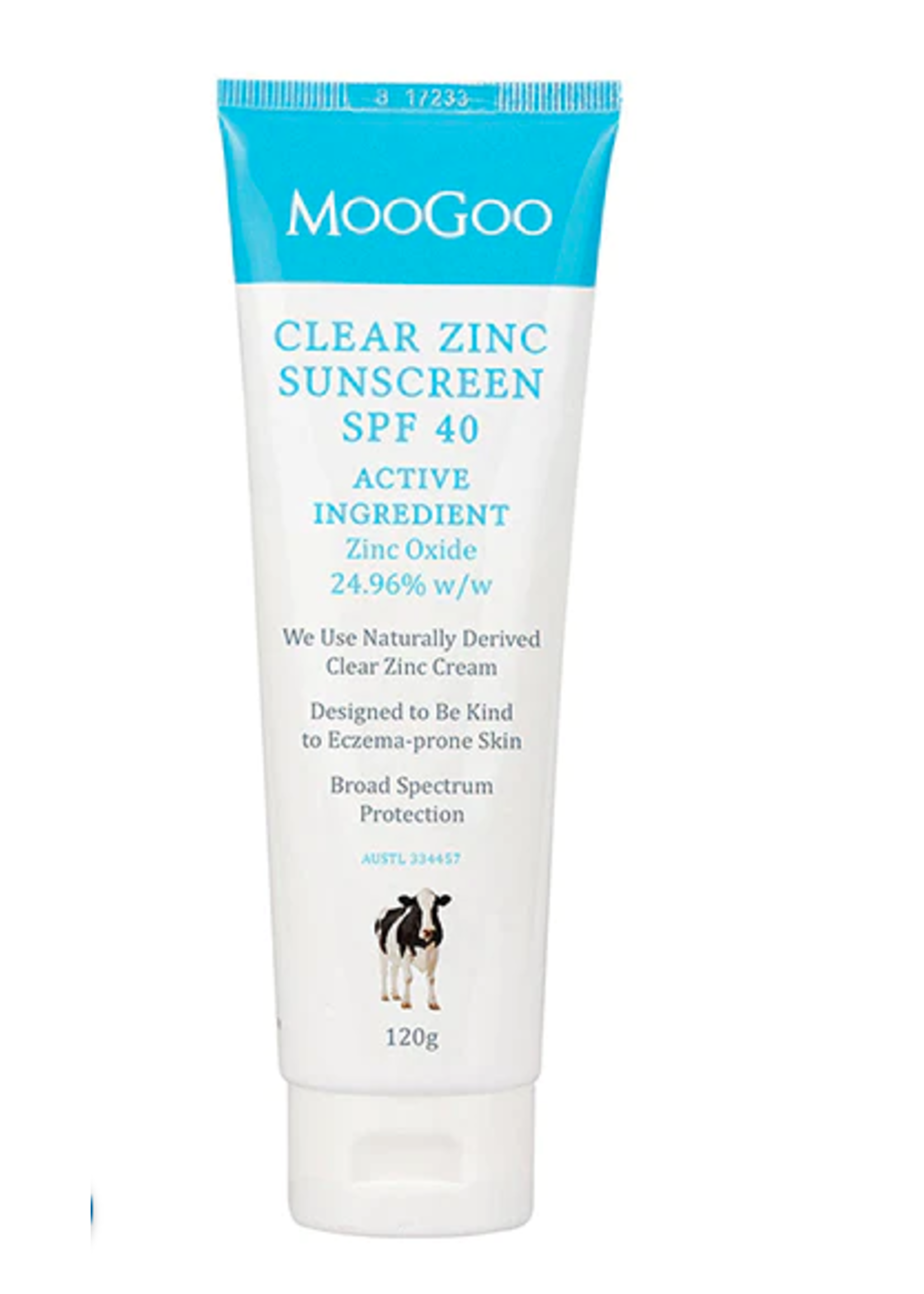 MooGoo MooGoo Baby Natural Clear Zinc  SPF 40 120 gram