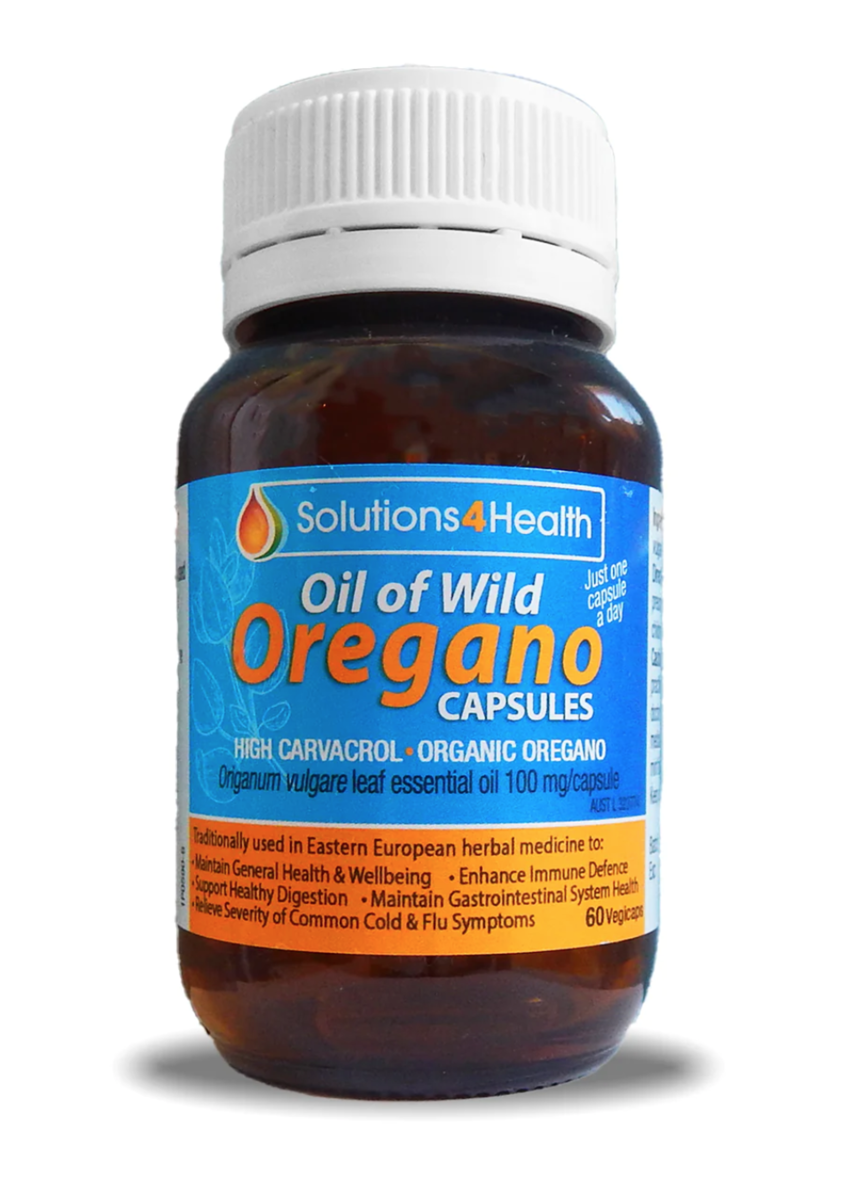 Solutions4Health Solutions4Health Oil of Wild Oregano 60 Vege Caps