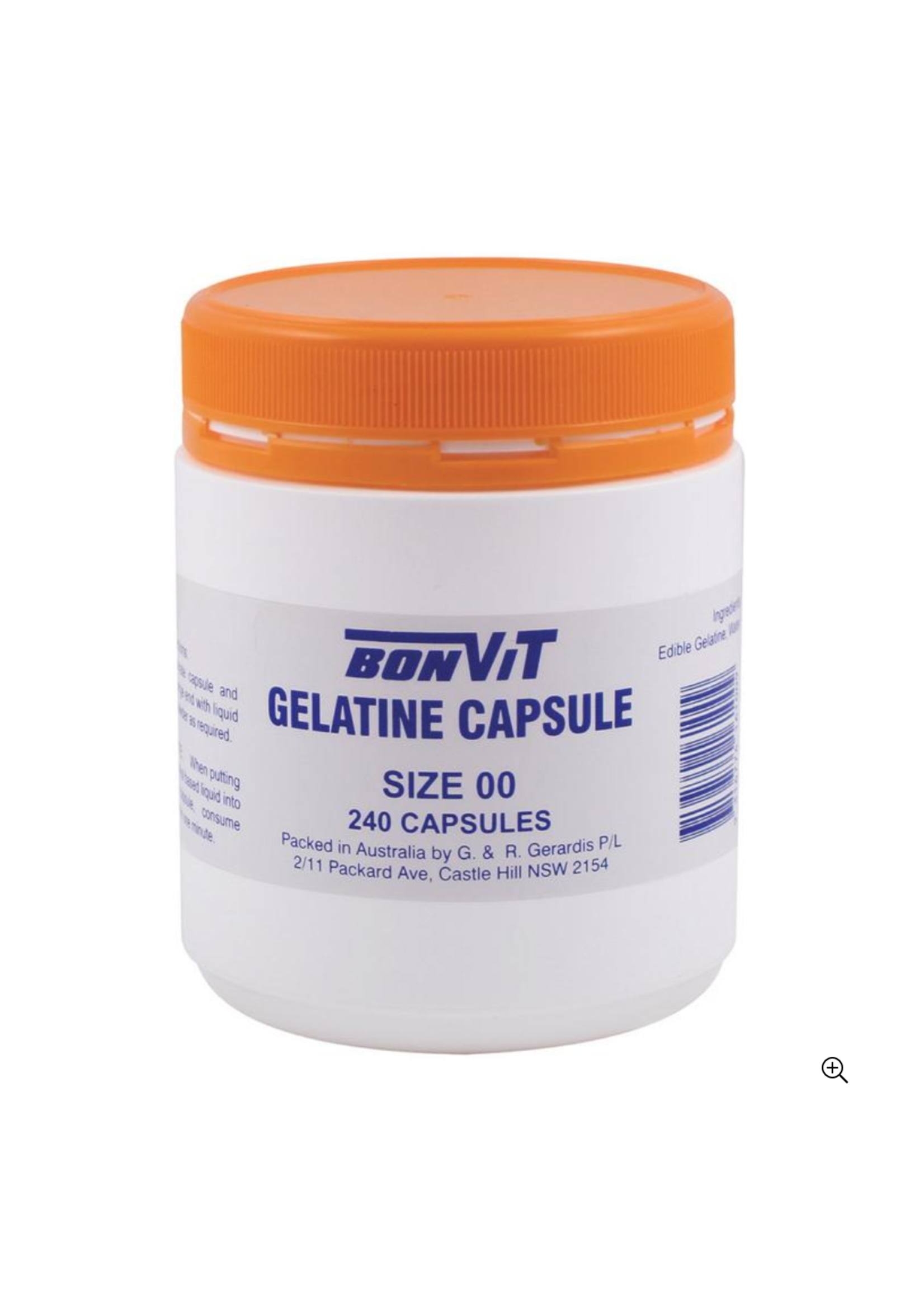 Bonvit Bonvit Vege Capsules Size 00 240pc