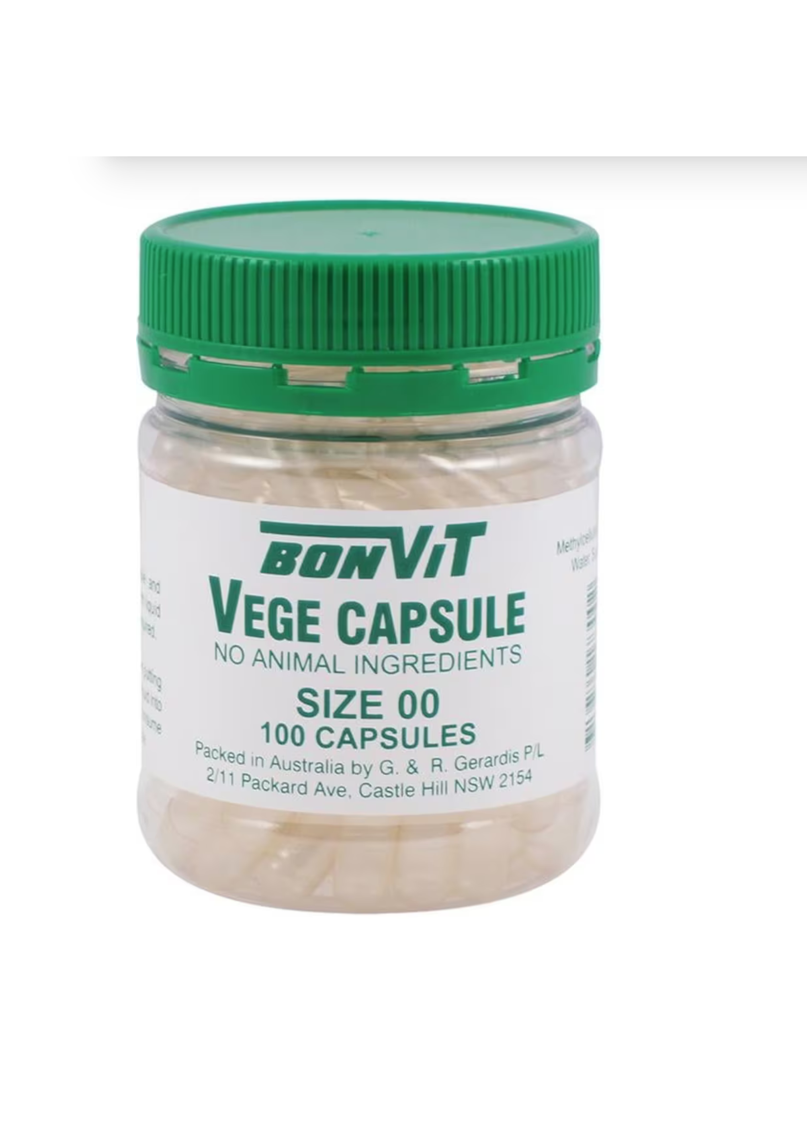 Bonvit Bonvit Vege Capsules Size 00 100caps