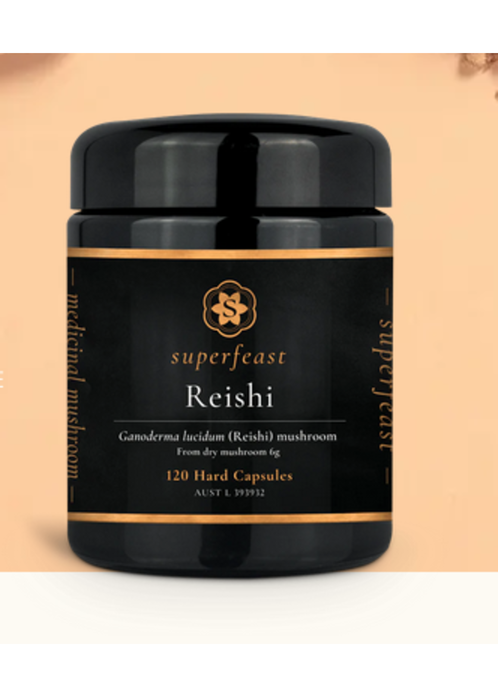 SuperFeast Superfeast Reishi 90 Hard Capsules