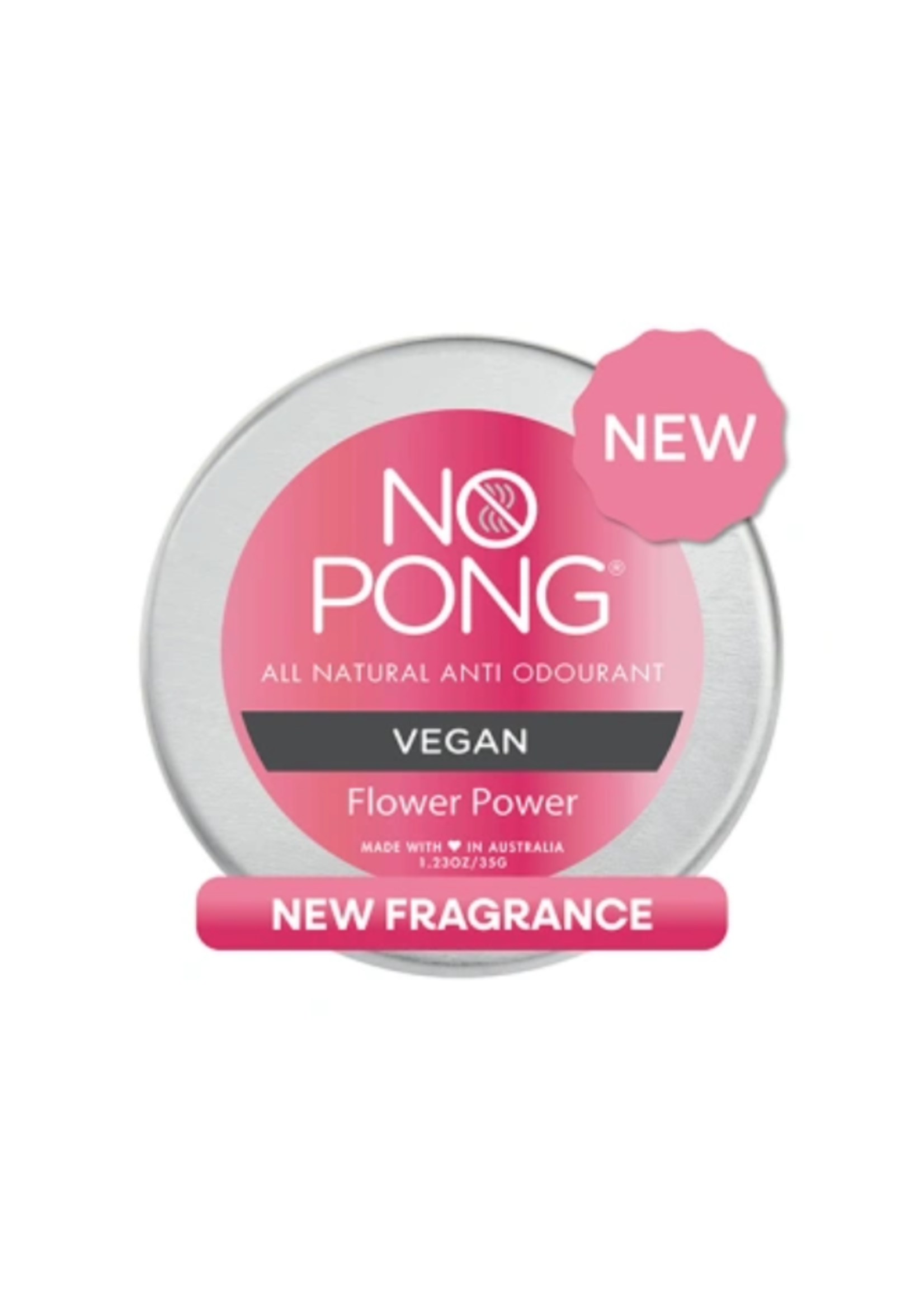 No Pong No Pong Flower Power Anti Odourant Vegan Low Bicarb