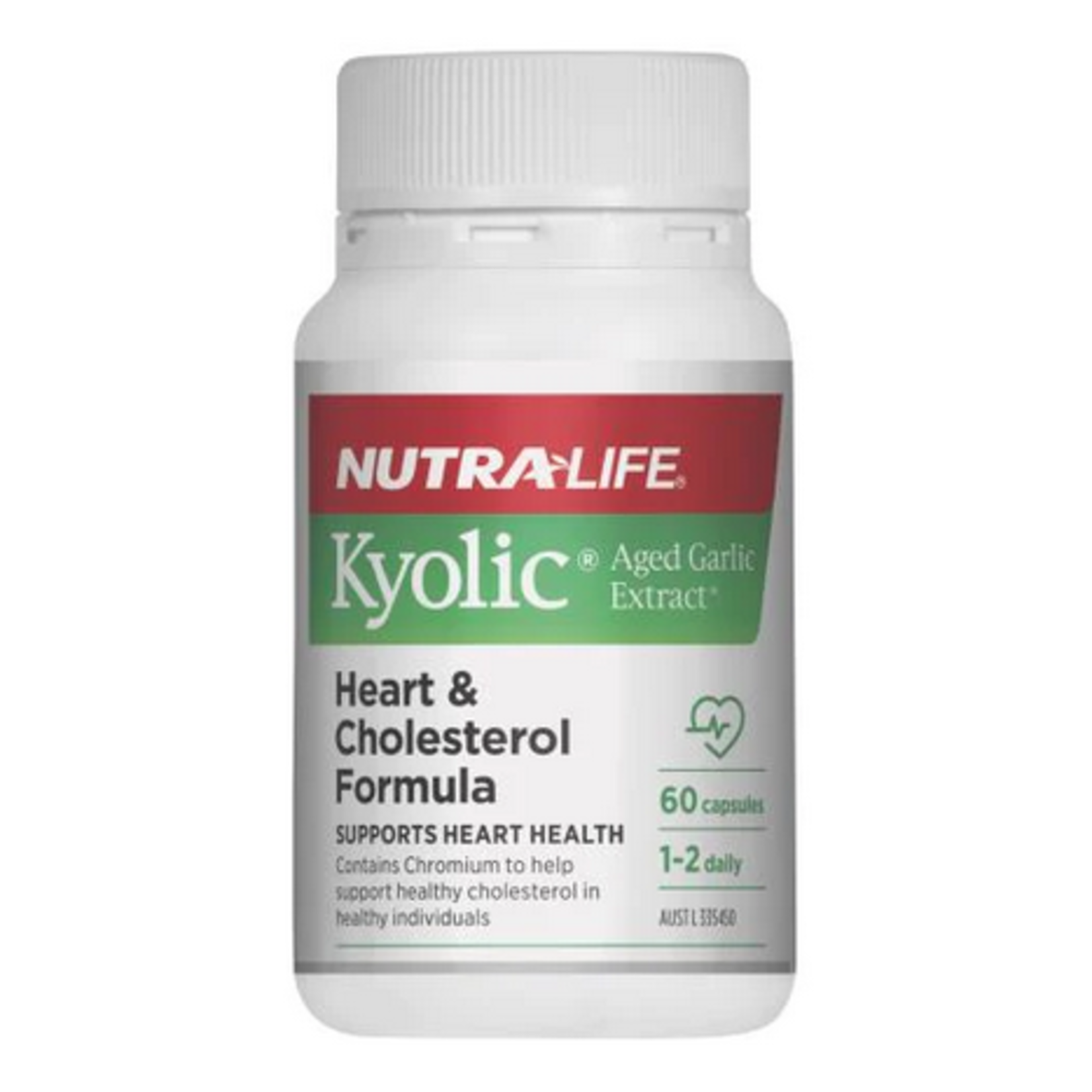 NutraLife Nutralife Kyolic Aged Garlic Extract Heart & Cholesterol Formula 60 caps