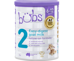Bubs Organic Goats Milk Formula Stage 2 800g A2 - Panacea Whole Foods
