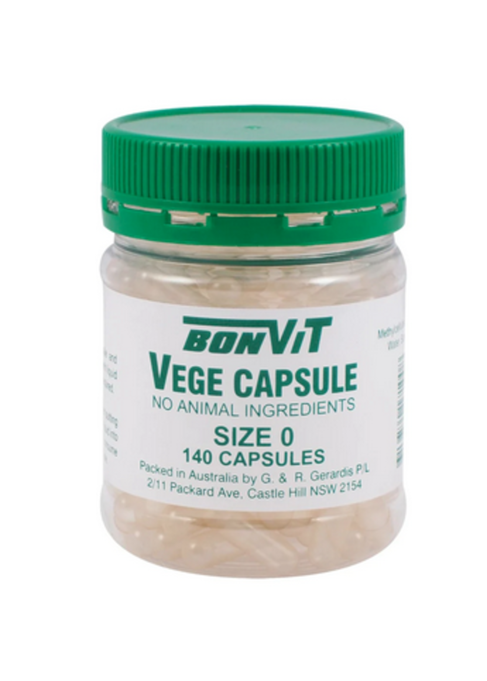 Bonvit Bonvit Vege Capsules Size 0 140 caps