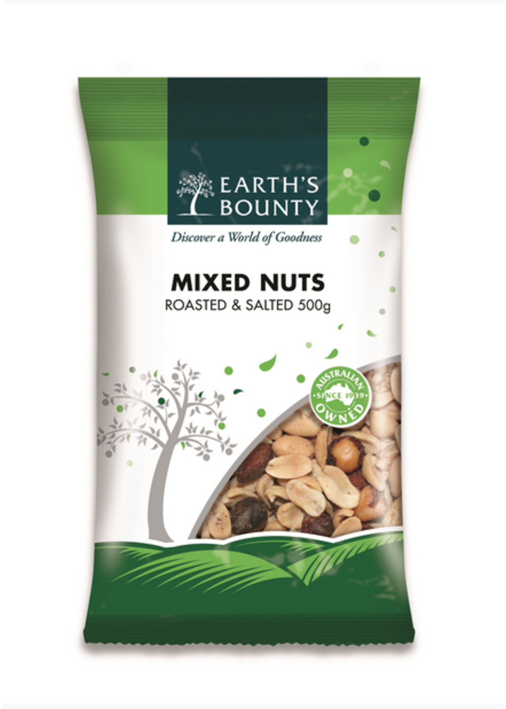 Earths Bounty Earths Bounty Nuts Roasted & Salted 500gms