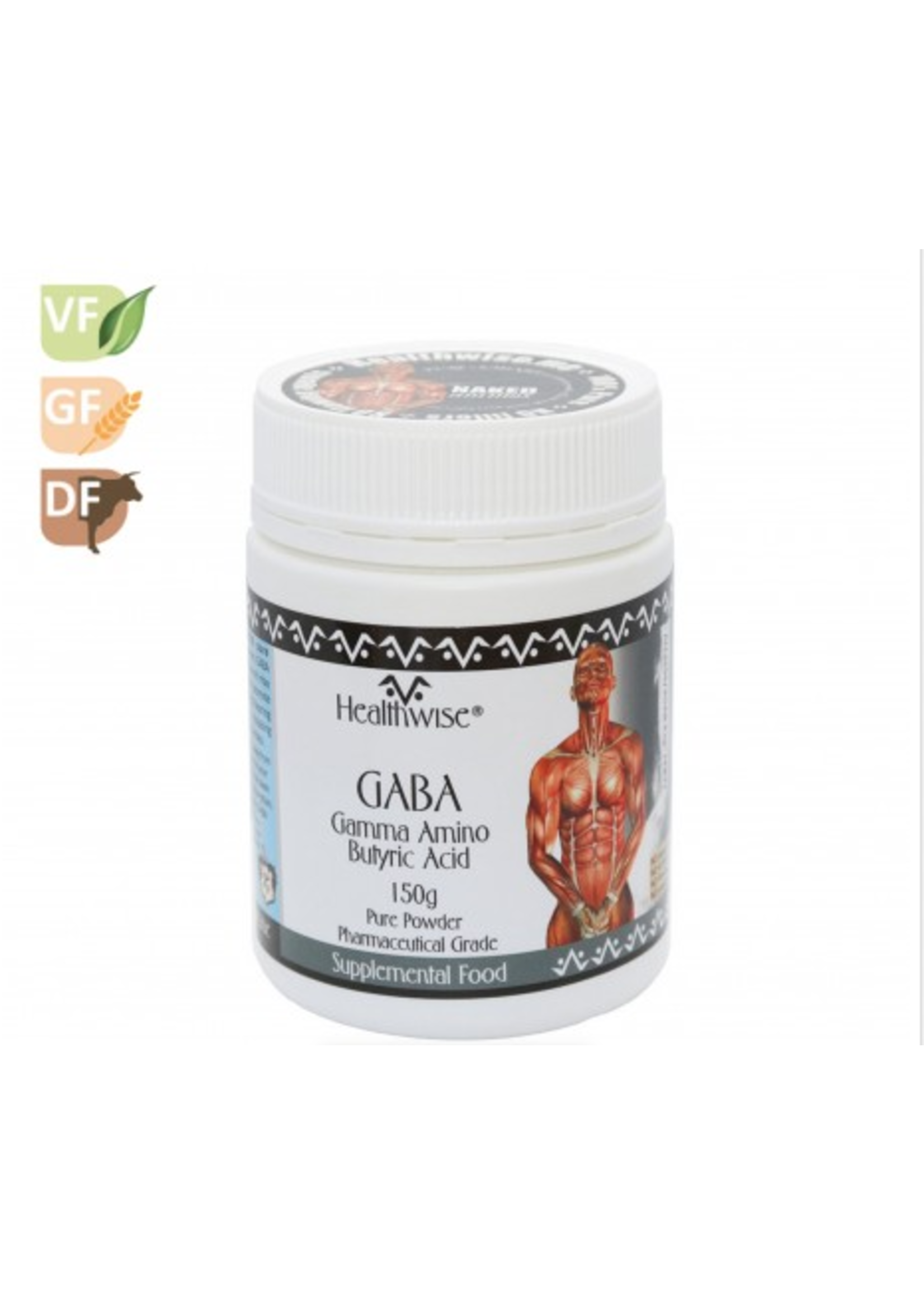 HEALTHWISE HealthWise GABA: Gamma Amino Butyric Acid 150g