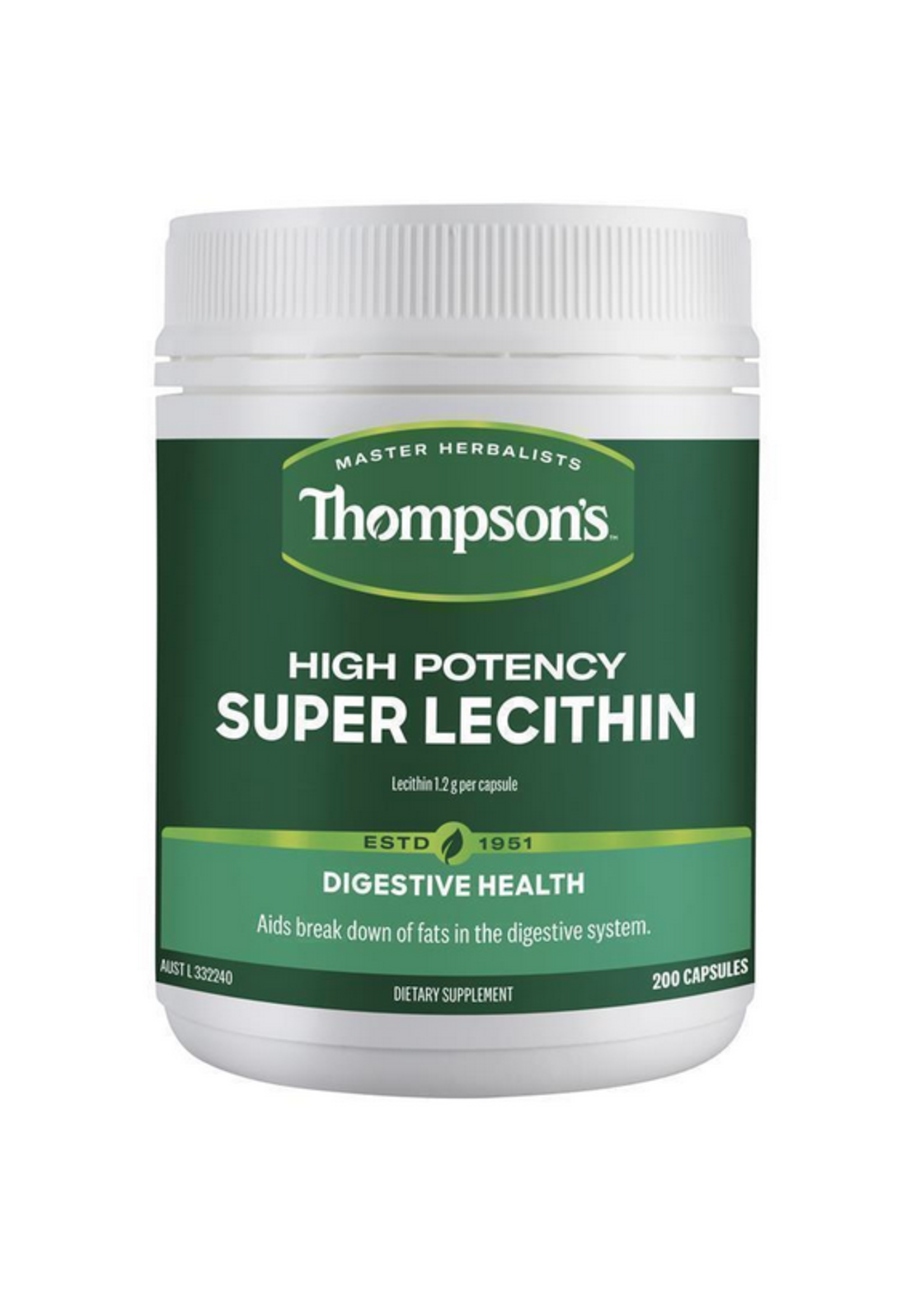 Thompson's Thompsons High Potency Super Lecithin 200 CAPS