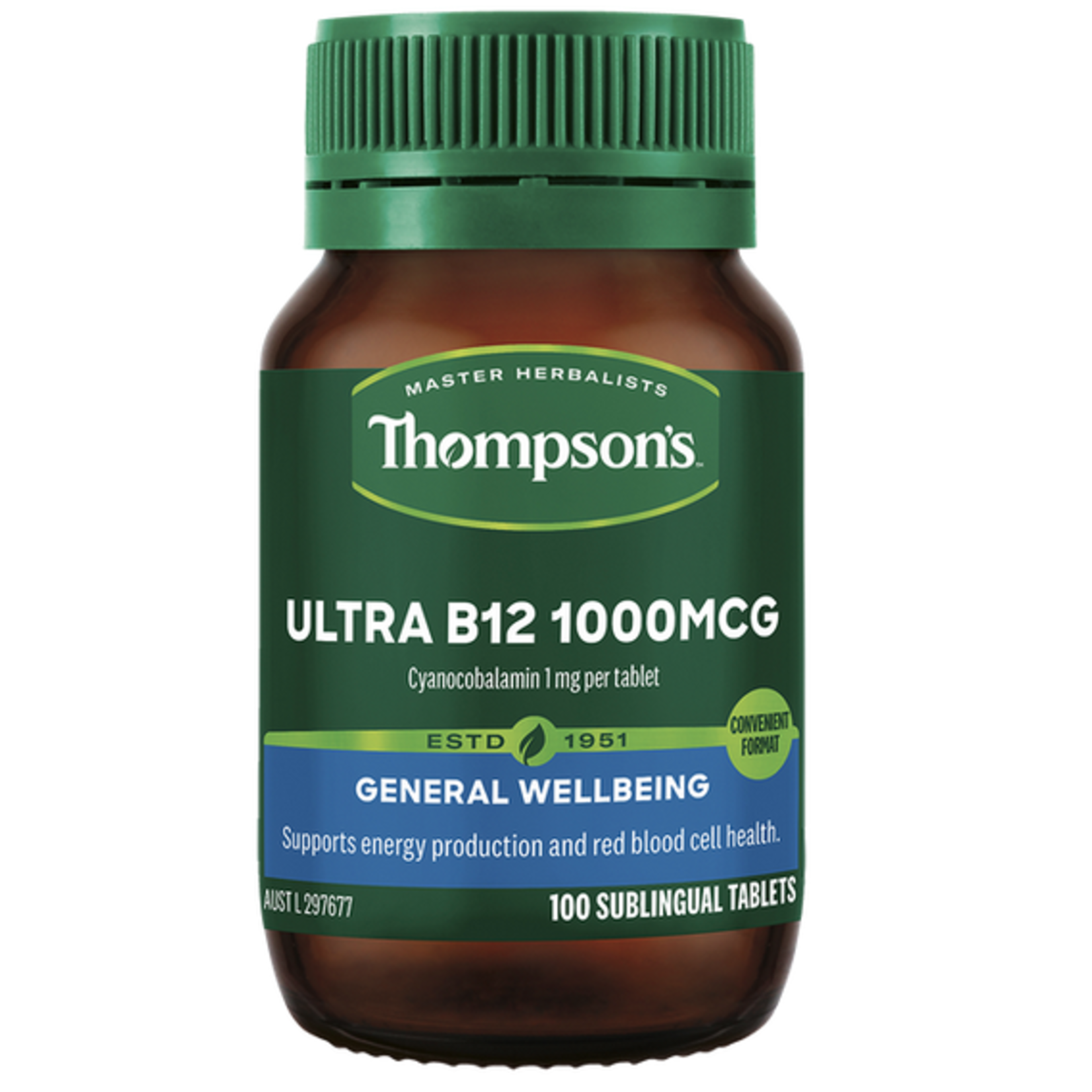 Thompson's Thompsons Ultra B12 1000 mcg 100 tabs
