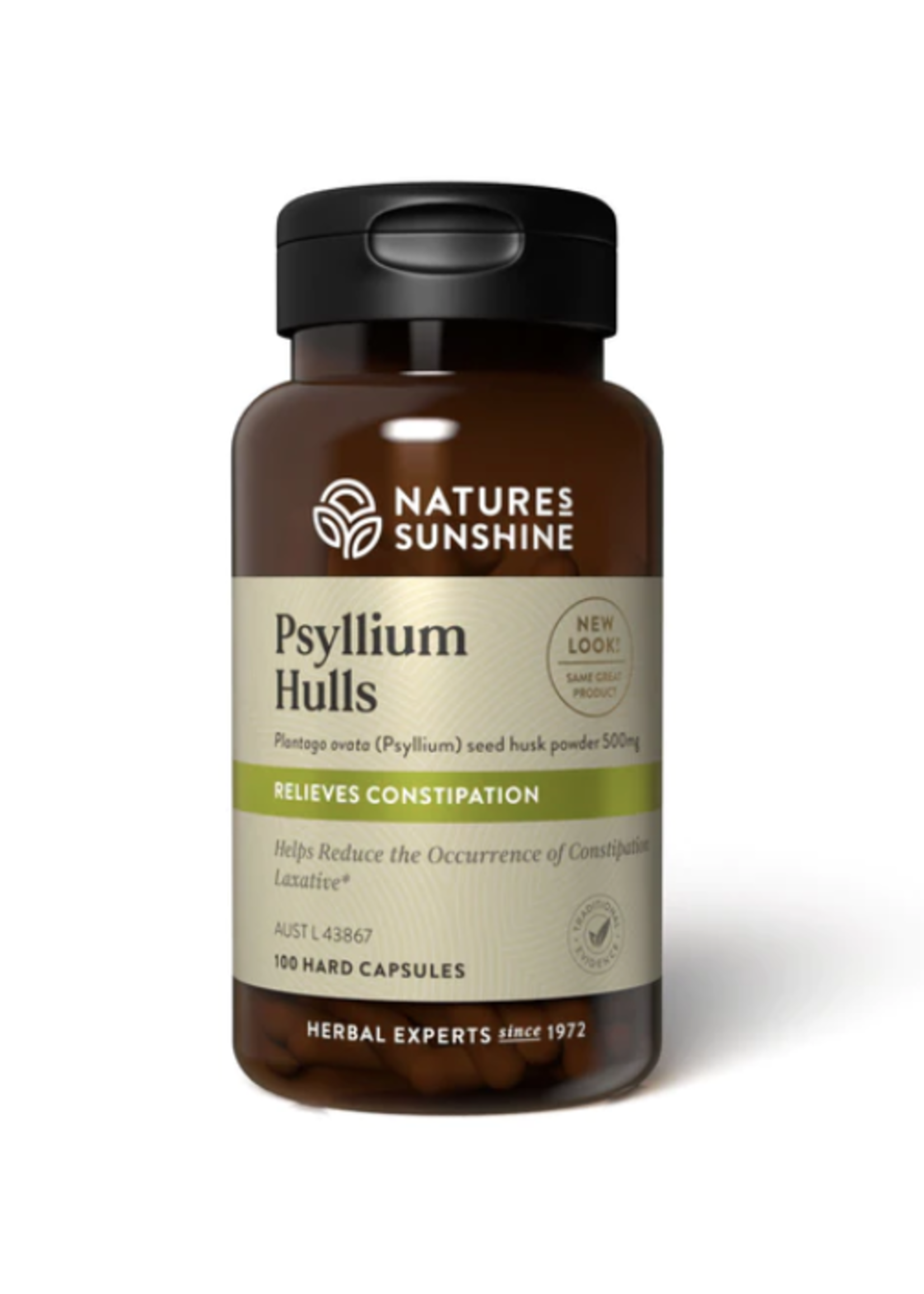 Natures Sunshine Natures Sunshine Psyllium Hulls Husks Caps - 500mg 100caps